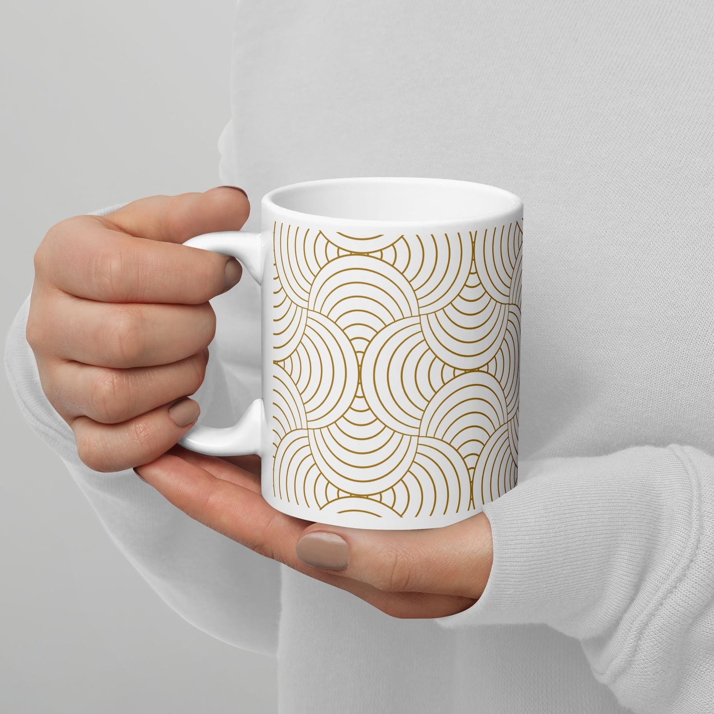 Mug en Céramique – 11, 15 et 20 oz - Tasse Design et Élégante - Design Graphique - Personnalisable - cadeau, bureau, déco cuisine
