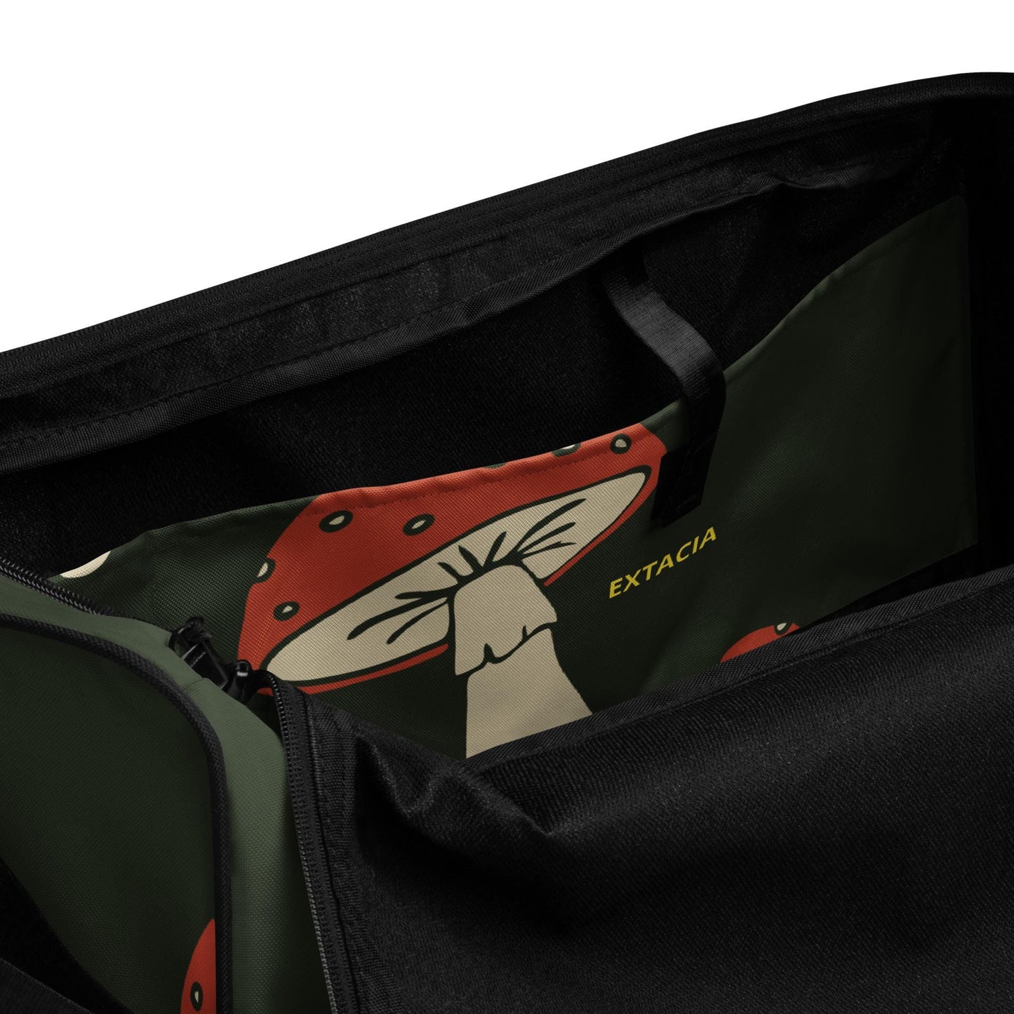 Sac de Voyage Grand Format - Sac de sport - Léger, Spacieux et Résistant - Weekends, Gym - cadeau - Design Minimaliste Champignons