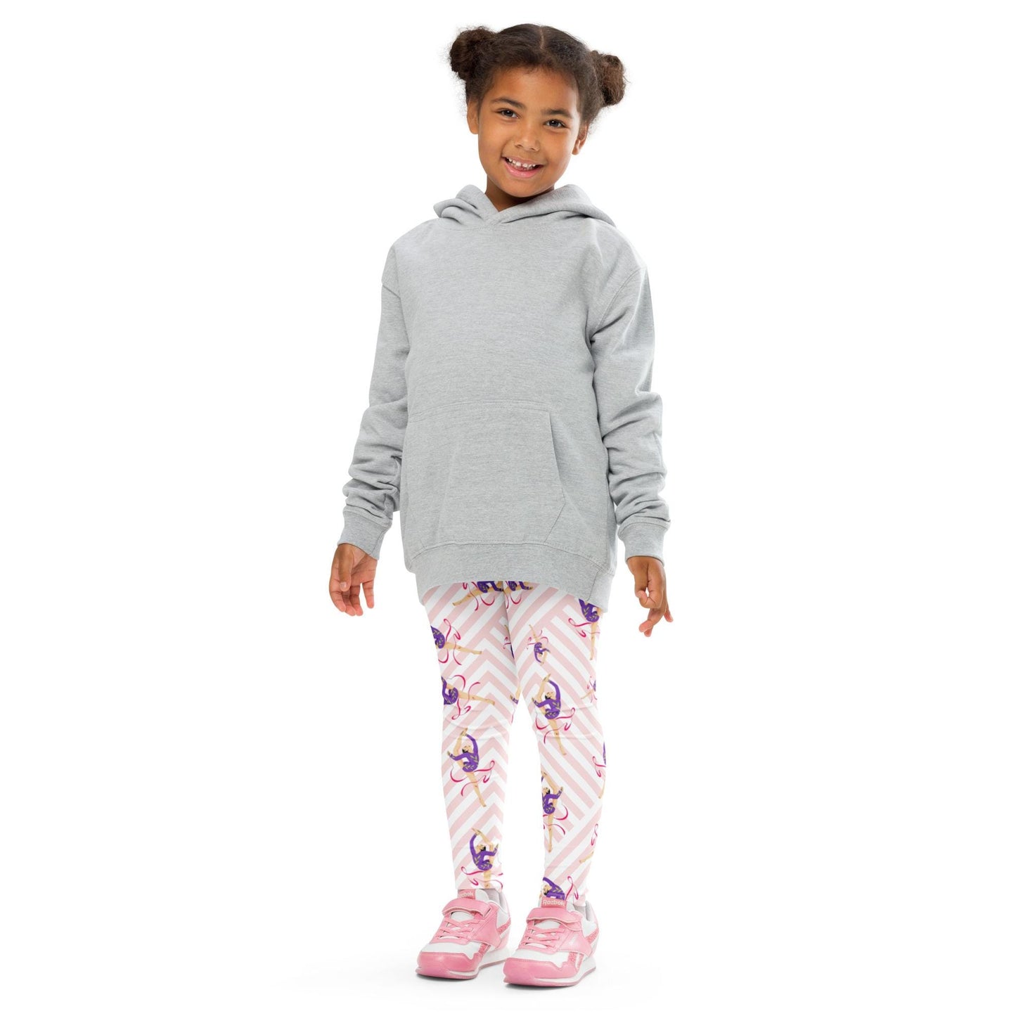 Leggings Bébé et Petite Fille - Confortable, Doux et Extensible - quotidien, sport, urbain, école, cadeau – Design Danseuse Gymnaste