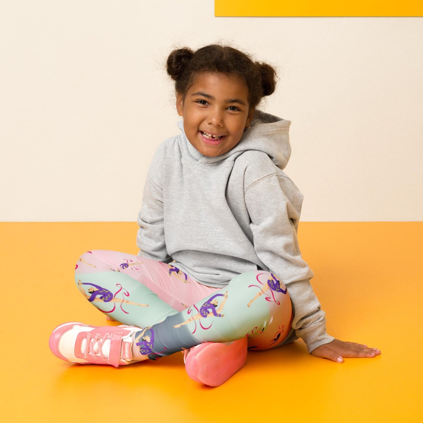 Leggings Bébé et Petite Fille - Confortable, Doux et Extensible - quotidien, sport, urbain, école, cadeau – Design Danseuse Gymnaste