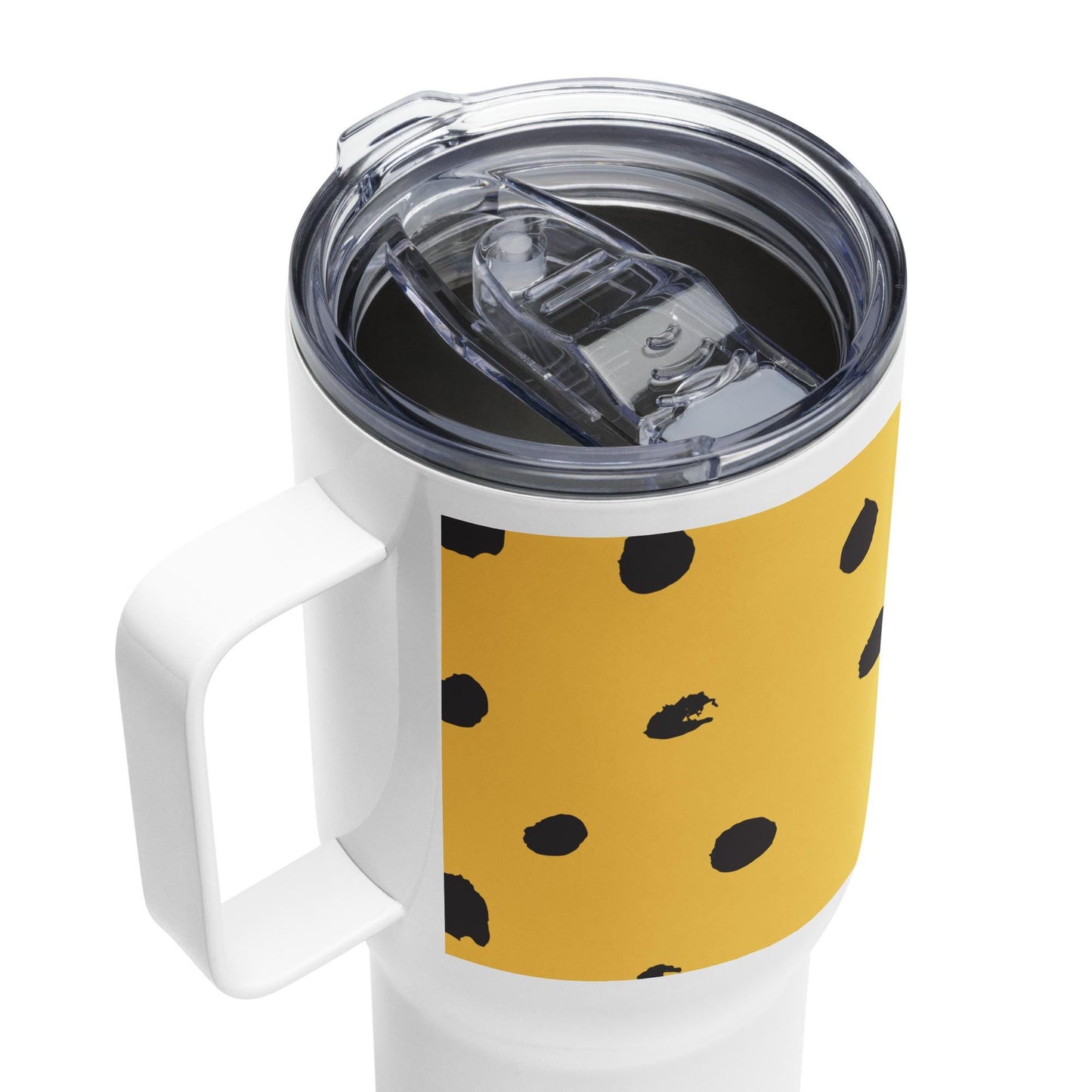 Mug Isotherme Inox - Mug de Voyage Isotherme en Acier Inoxydable avec Anse â Design imprimĂ© animal - THERMOS, gobelet Durable LĂ©ger Ătanche