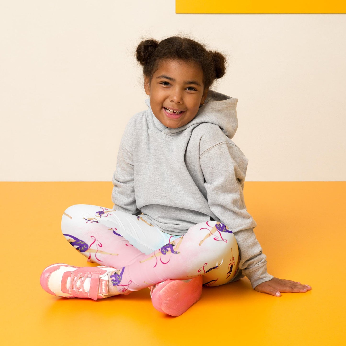 Leggings Bébé et Petite Fille - Confortable, Doux et Extensible - quotidien, sport, urbain, école, cadeau – Design Danseuse Gymnaste