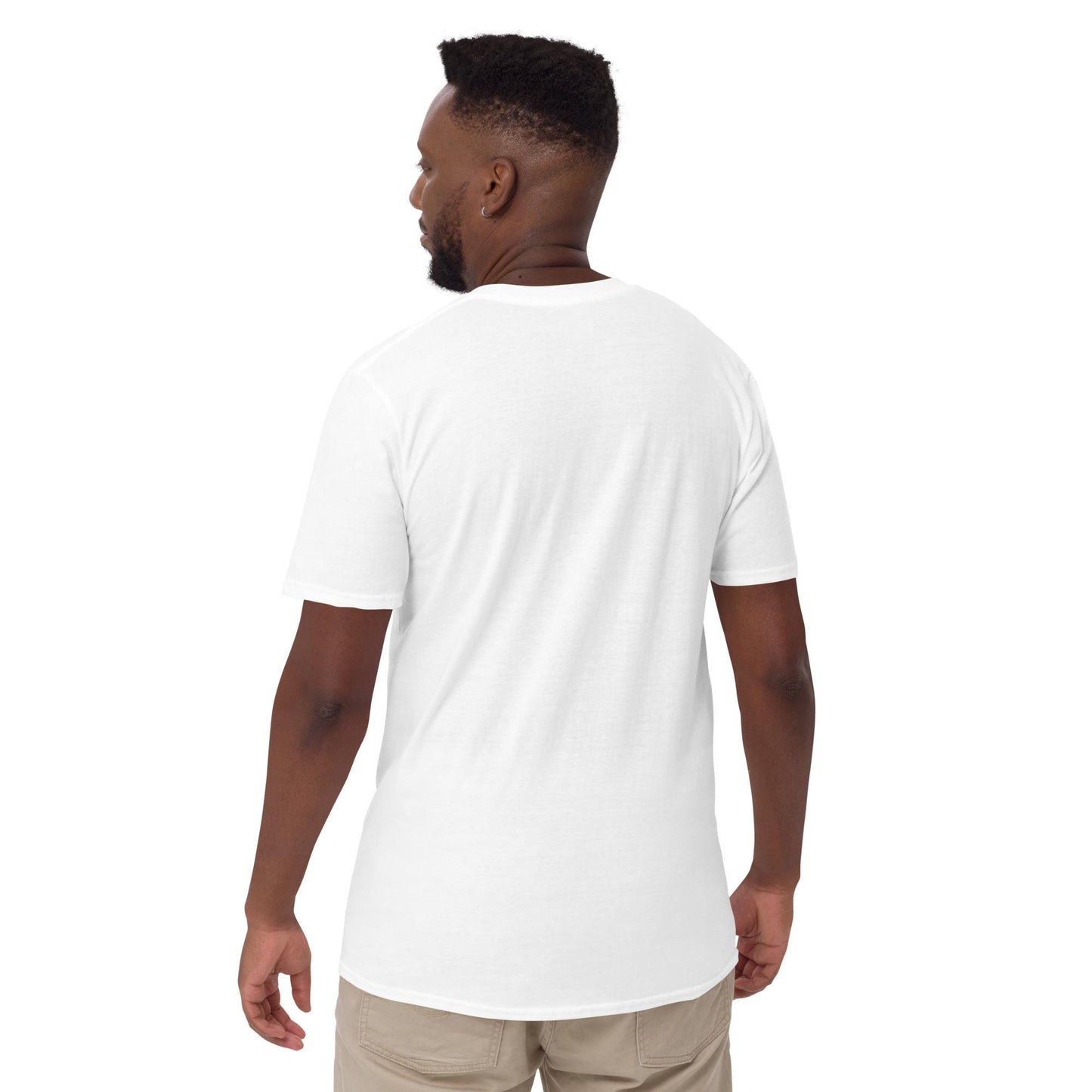 T-shirt pour homme à col rond, manches courtes – 100% coton, motif imprimé – Ballon Américain