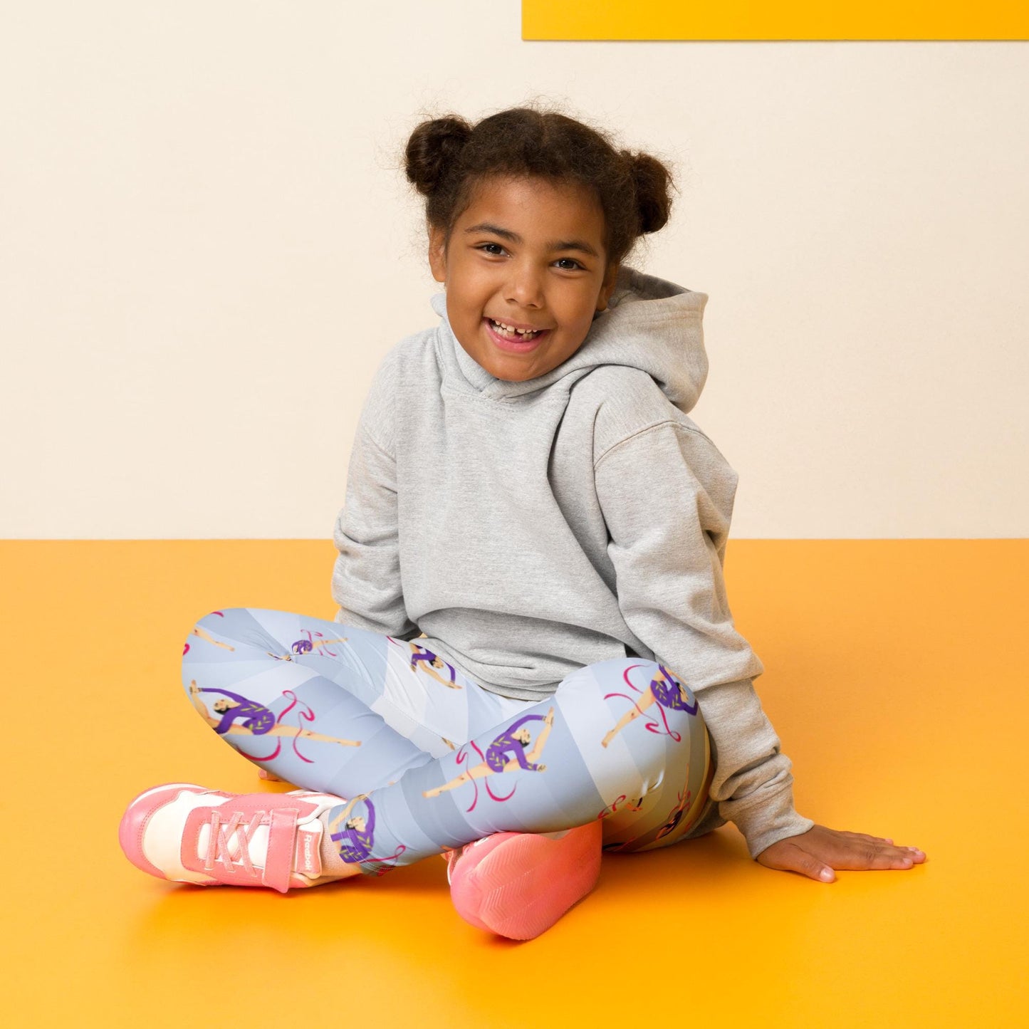 Leggings Bébé et Petite Fille - Confortable, Doux et Extensible - quotidien, sport, urbain, école, cadeau – Design Danseuse Gymnaste