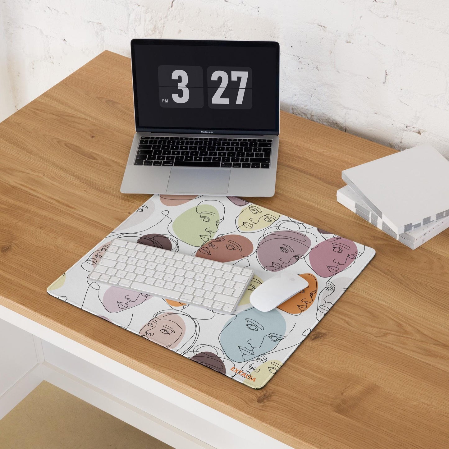 Tapis de Souris Gaming XXL - design minimaliste - surface lisse, base antidérapante, grand format, confortable, durable - Accessoire bureau