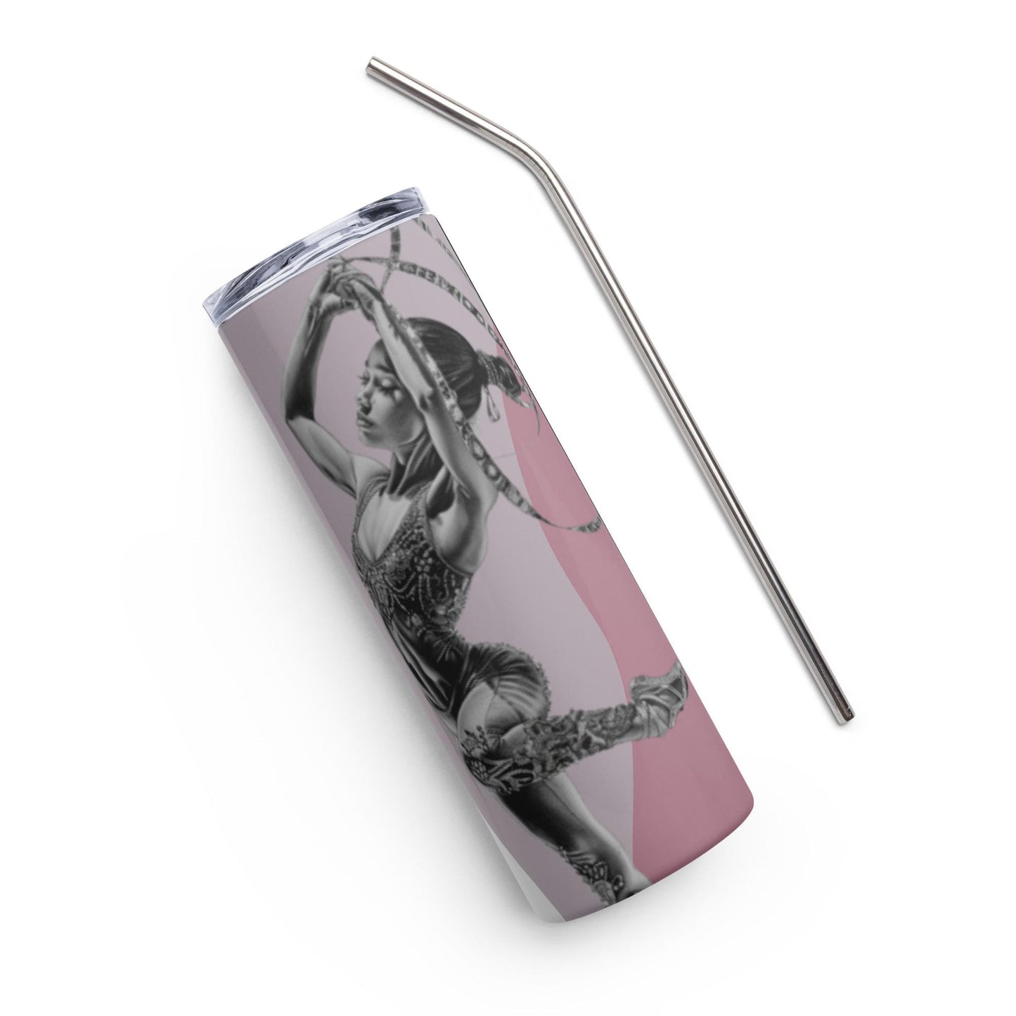 Mug isotherme inox - Gobelet en Acier Inoxydable – Design Danseuse Gymnaste - Mug de Voyage Durable, Étanche - Boissons Chaudes, Froides