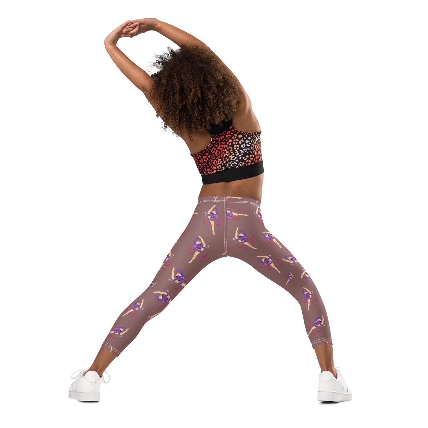 Leggings Bébé et Petite Fille - Confortable, Doux et Extensible - quotidien, sport, urbain, école, cadeau – Design Danseuse Gymnaste