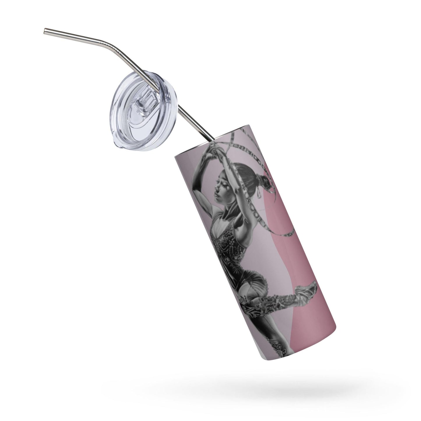 Mug isotherme inox - Gobelet en Acier Inoxydable – Design Danseuse Gymnaste - Mug de Voyage Durable, Étanche - Boissons Chaudes, Froides