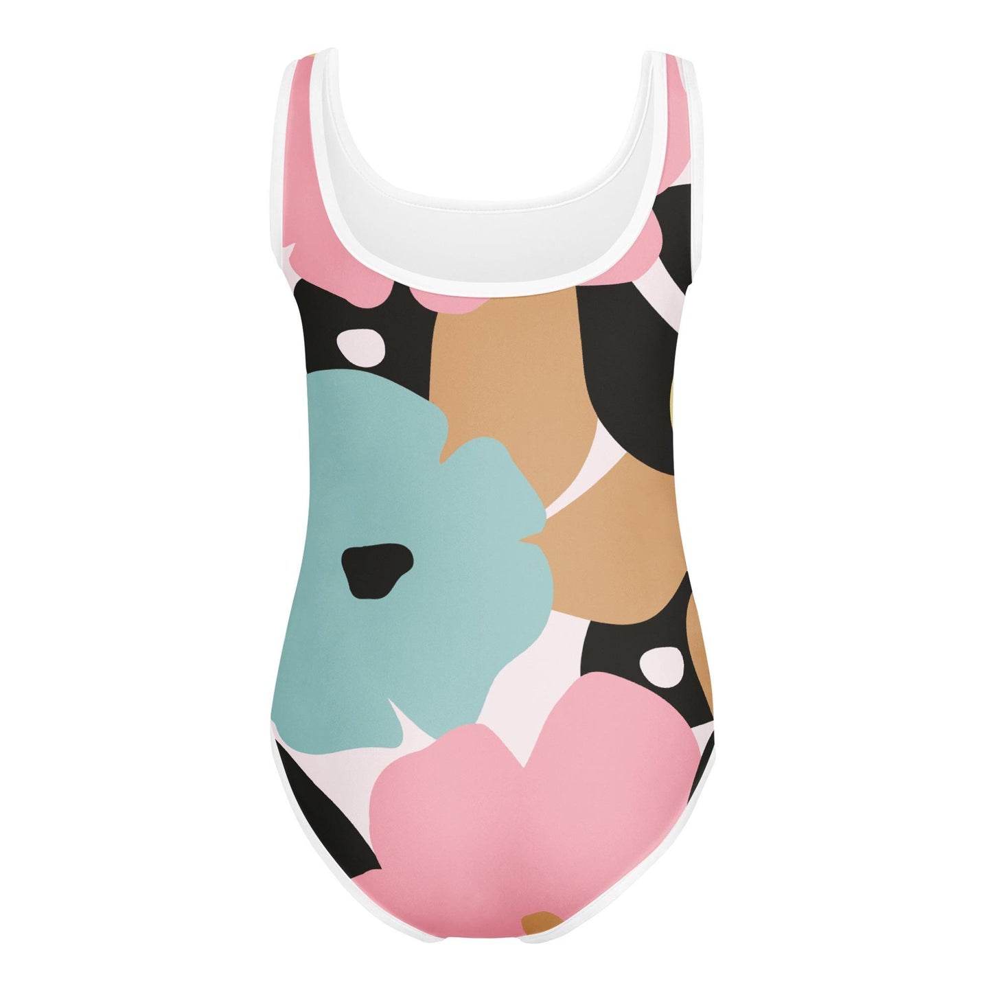 Maillot de bain 1 pièce pour petite fille – Fleuri, Pastel – Confort, maintien & séchage rapide – Minimaliste