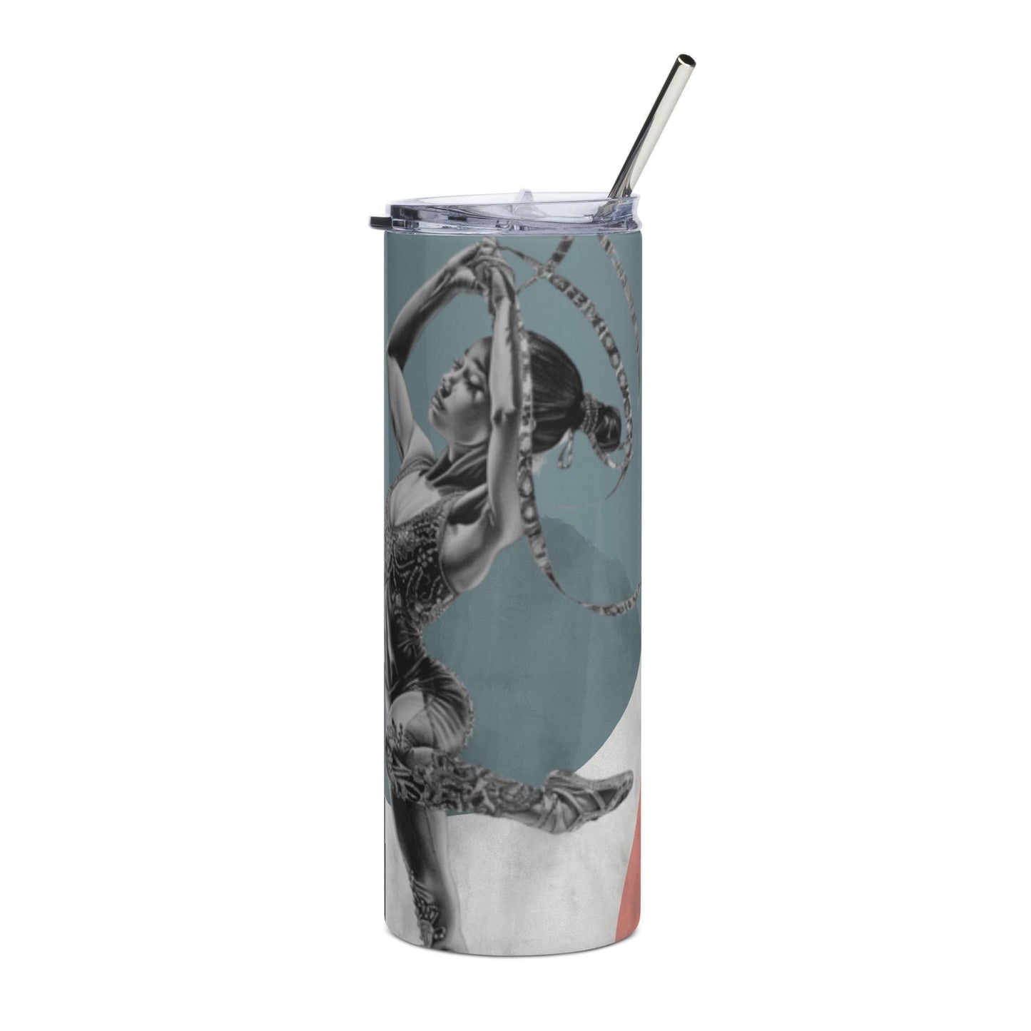 Mug isotherme inox - Gobelet en Acier Inoxydable – Design Danseuse Gymnaste - Mug de Voyage Durable, Étanche - Boissons Chaudes, Froides
