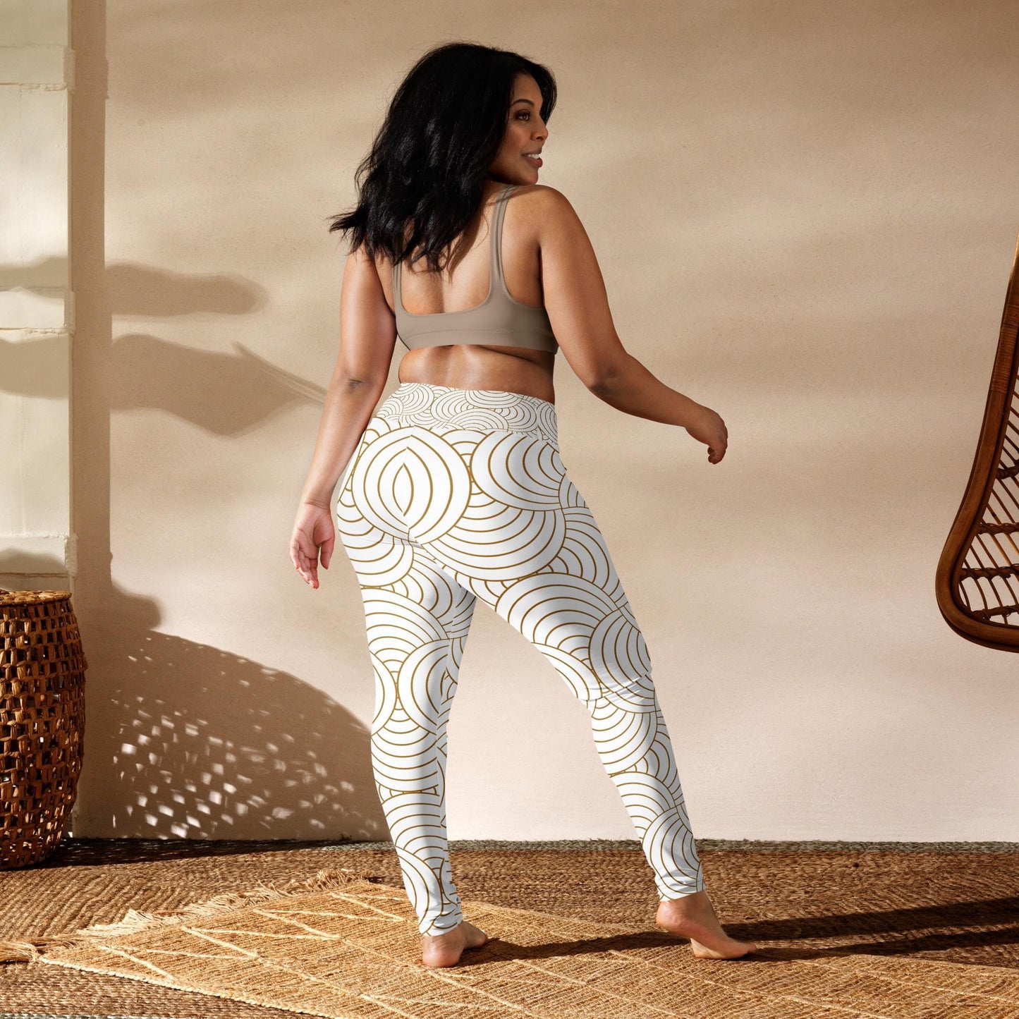 Legging de Yoga pour Femme – Legging Sport, Fitness - Pantalon Stretch, Confortable, Séchage Rapide - Méditation, Cadeau, Gymnastique