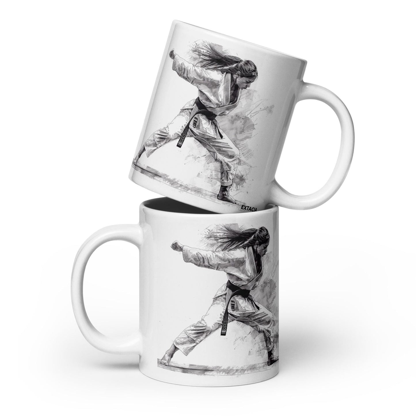 Mug en Céramique – 11, 15 et 20 oz - Tasse Design et Élégante - Design Arts Martiaux - Personnalisable - cadeau, bureau, déco cuisine