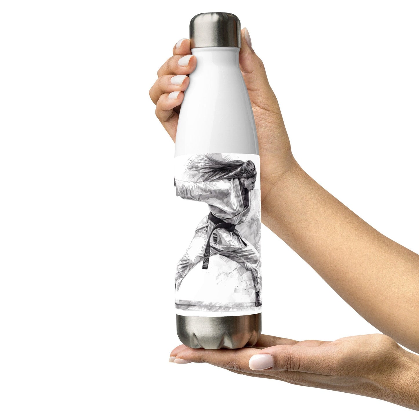Gourde Inox – Bouteille Étanche, isotherme et durable en acier inoxydable – Design Arts Martiaux