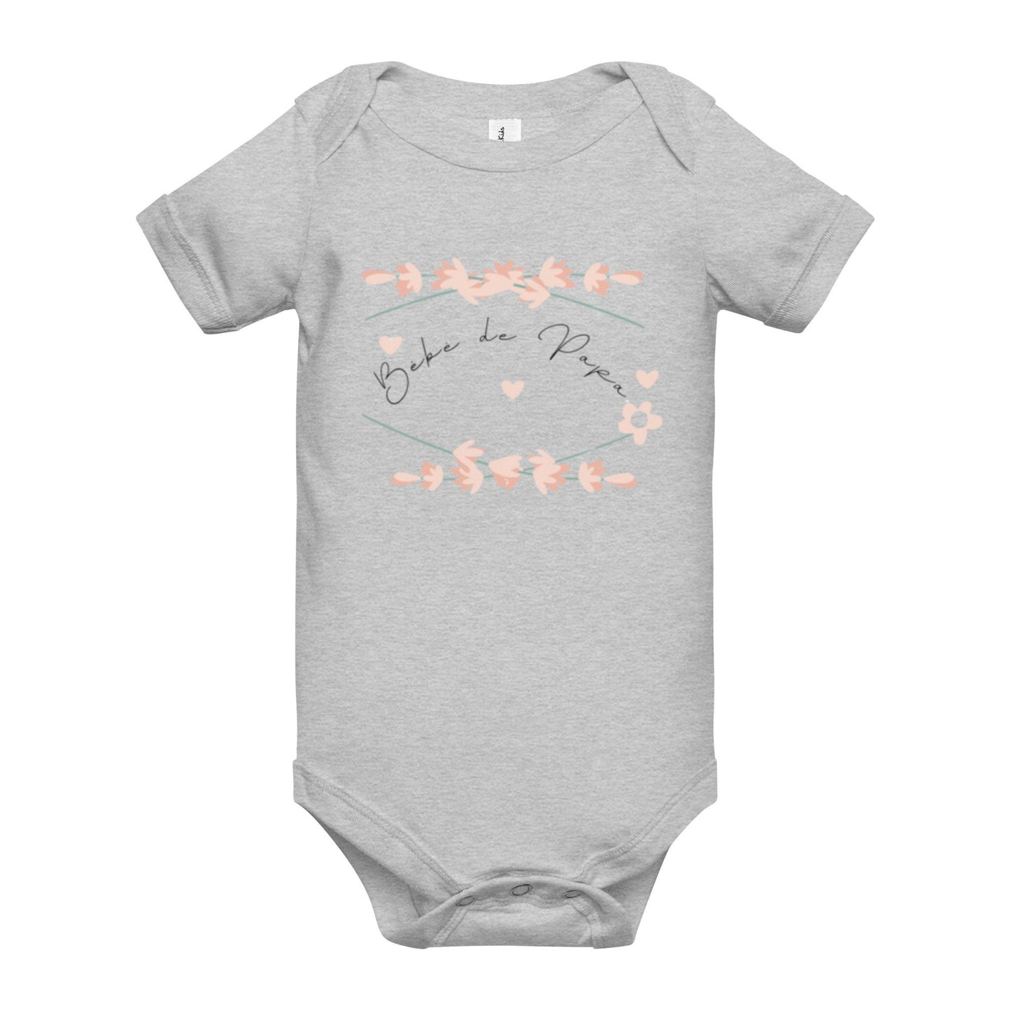 Body bébé unisexe – 100 % coton, doux et respirant – Bébé de Papa