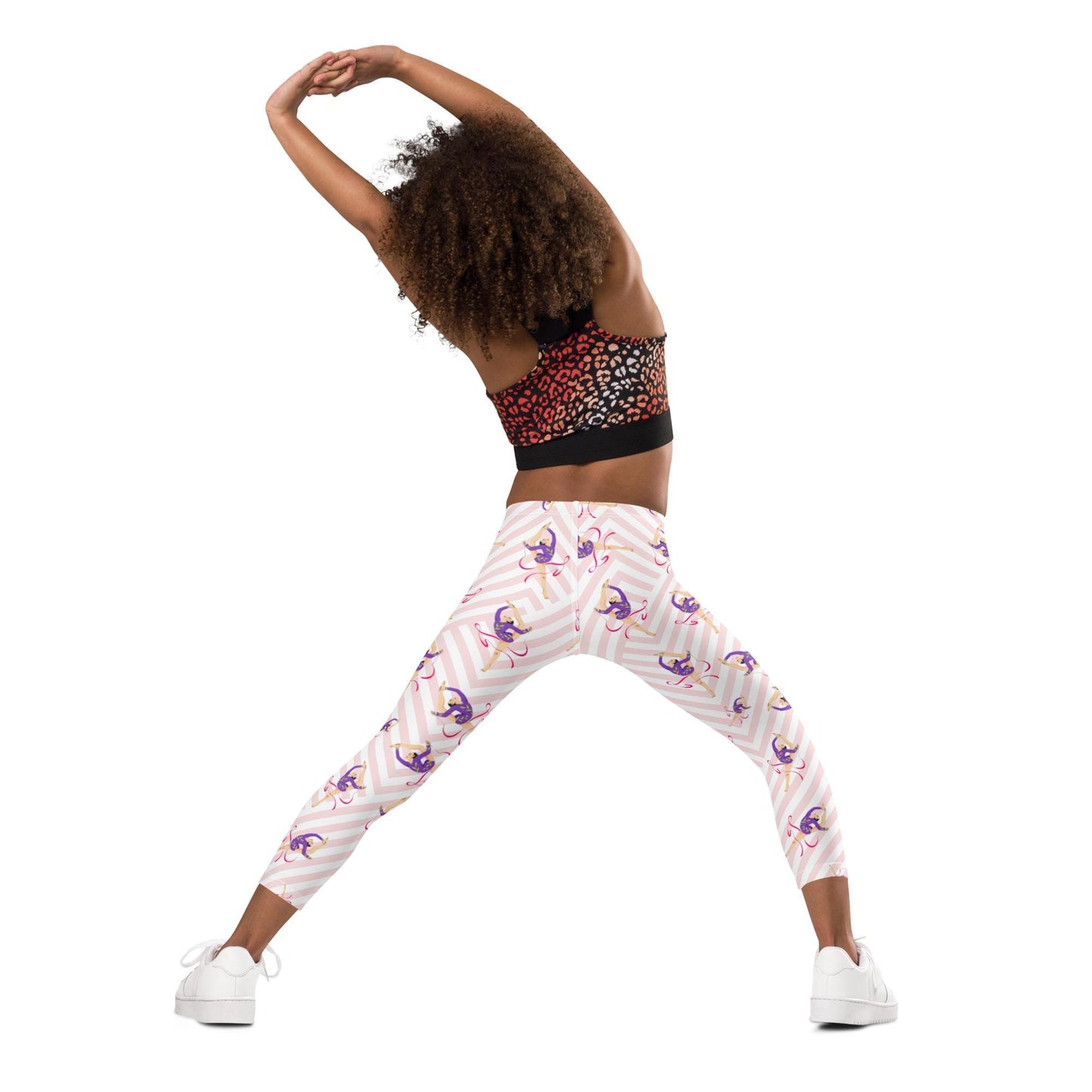 Leggings Bébé et Petite Fille - Confortable, Doux et Extensible - quotidien, sport, urbain, école, cadeau – Design Danseuse Gymnaste