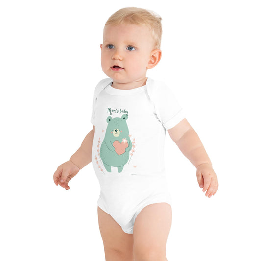 Body bébé unisexe – 100 % coton, doux et respirant – Mom's Baby