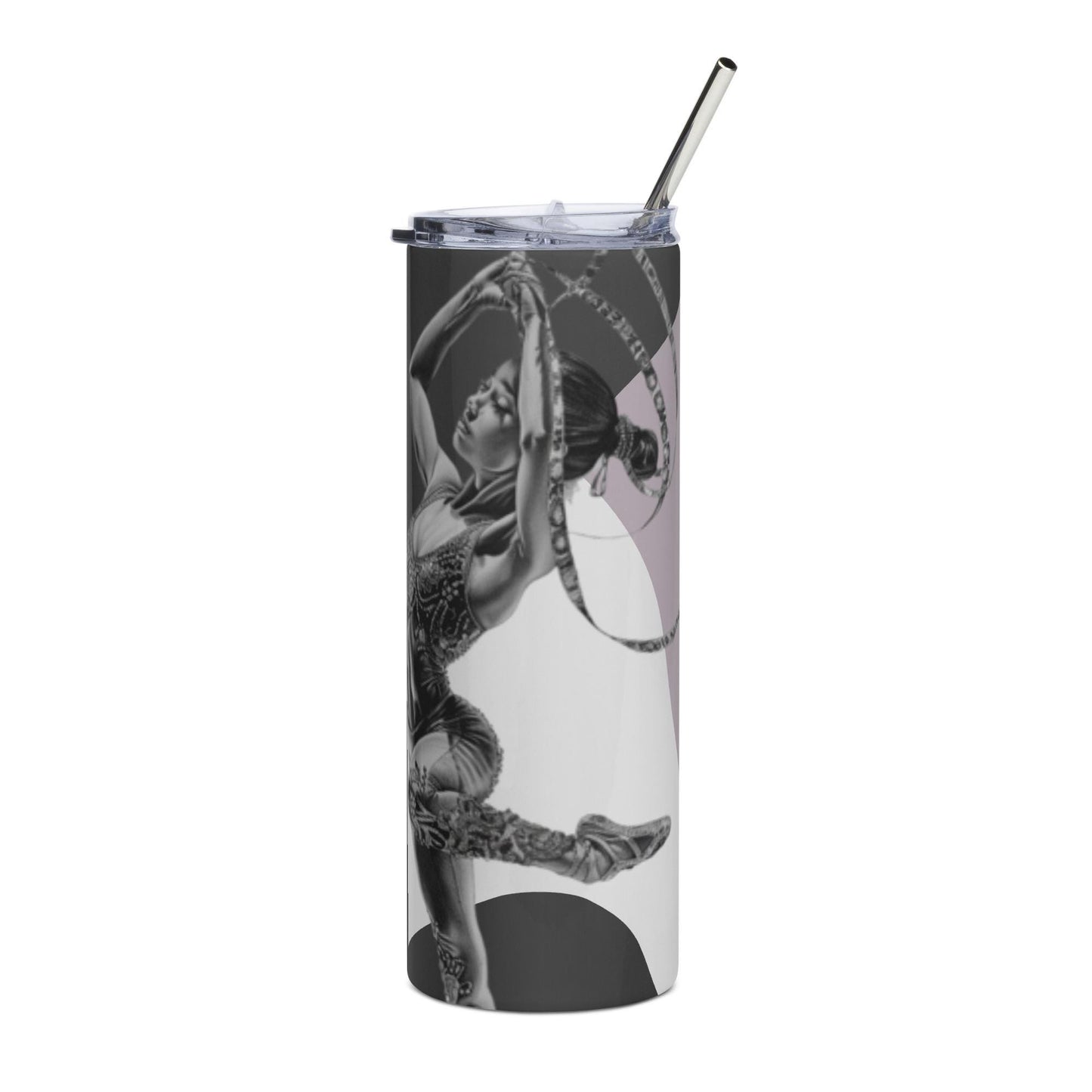 Mug isotherme inox - Gobelet en Acier Inoxydable – Design Danseuse Gymnaste - Mug de Voyage Durable, Étanche - Boissons Chaudes, Froides