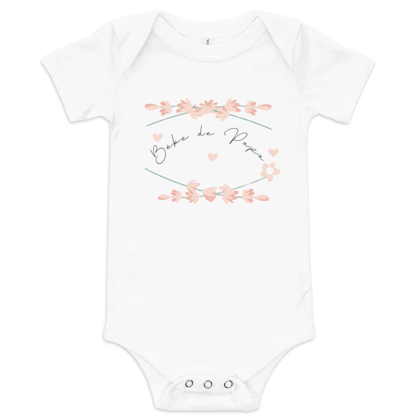 Body bébé unisexe – 100 % coton, doux et respirant – Bébé de Papa