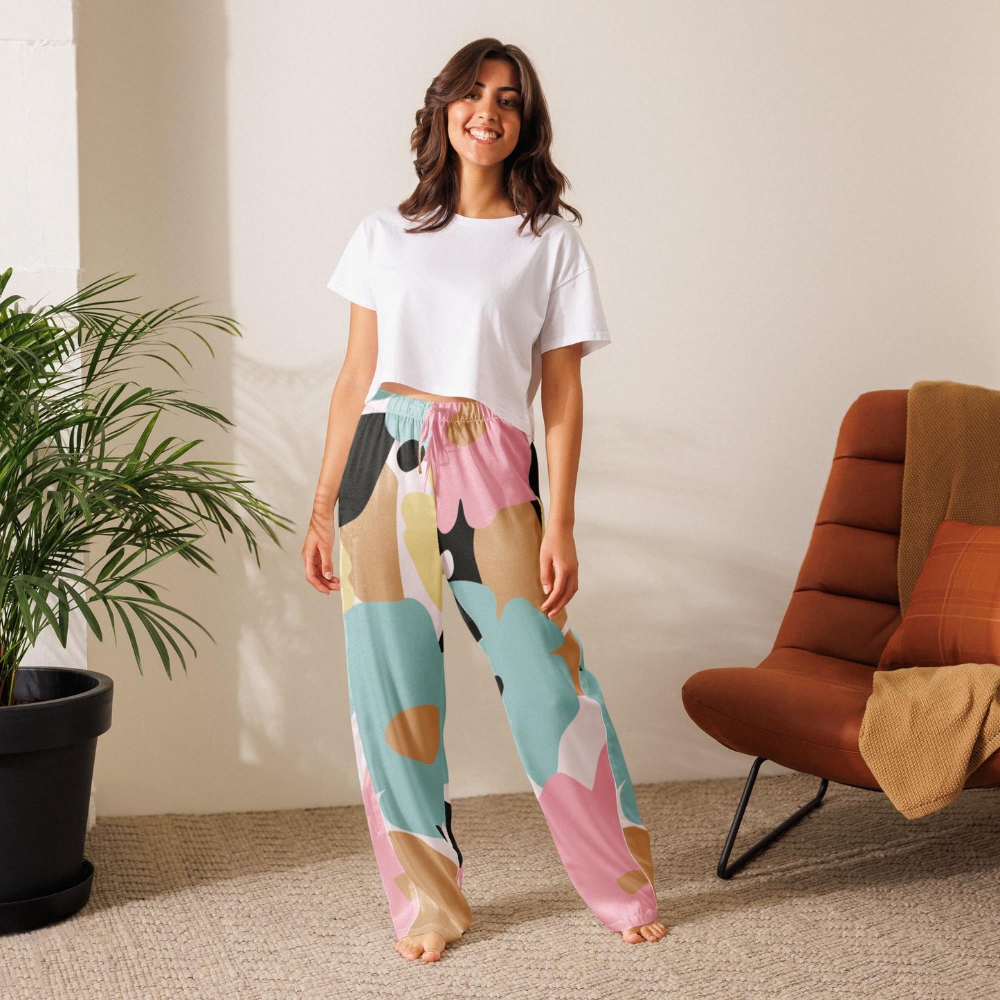 Pantalon de Pyjama pour Femme â Pantalon de nuit taille haute - Confort, Douillet â IdĂ©e Cadeau Parfaite d'anniversaire, FĂȘte des mĂšres