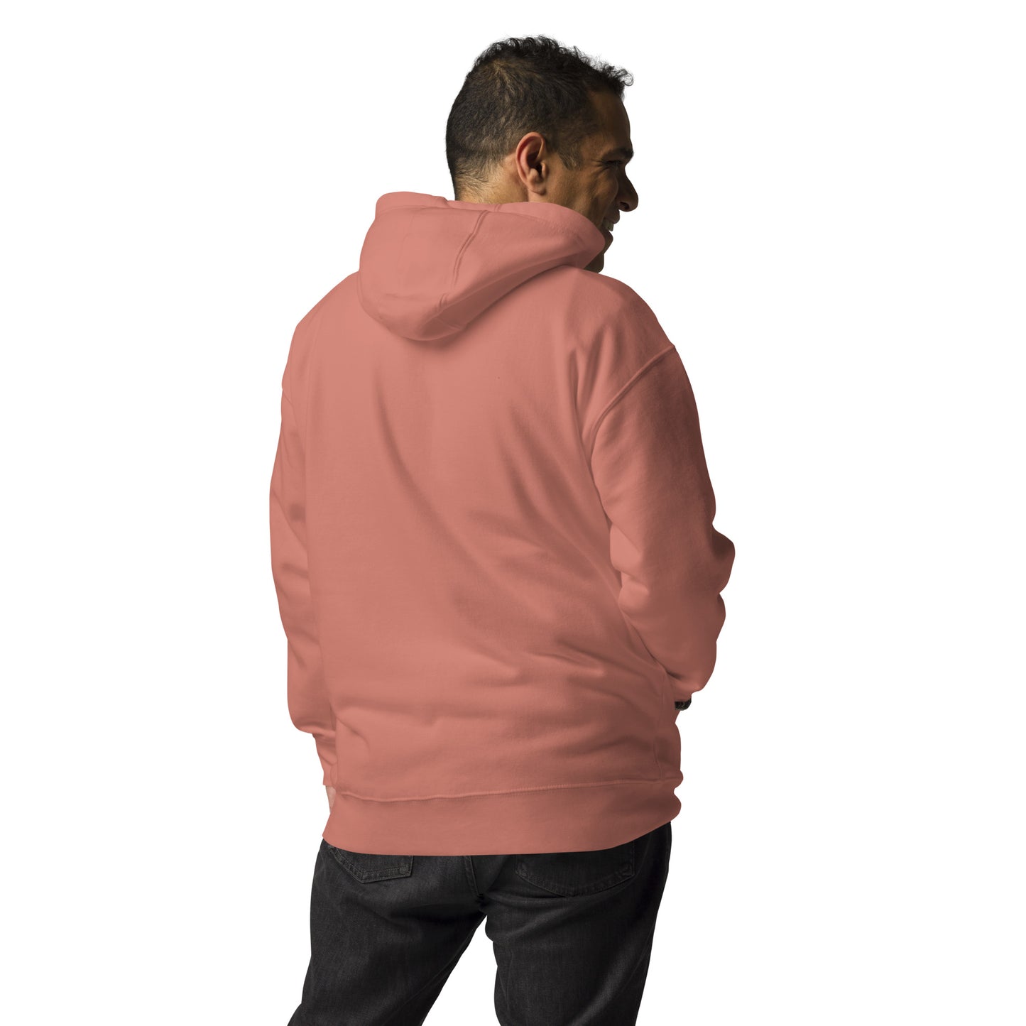 Sweat à capuche pour homme – 100% coton, doux et confortable – Coeur Déjà Pris, Rose