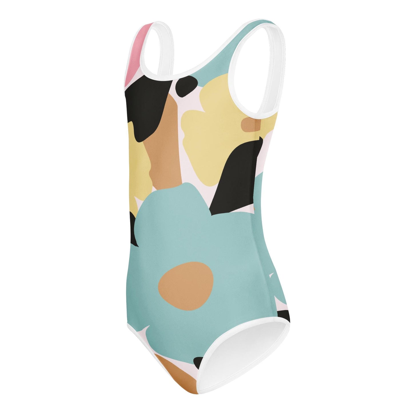 Maillot de bain 1 pièce pour petite fille – Fleuri, Pastel – Confort, maintien & séchage rapide – Minimaliste