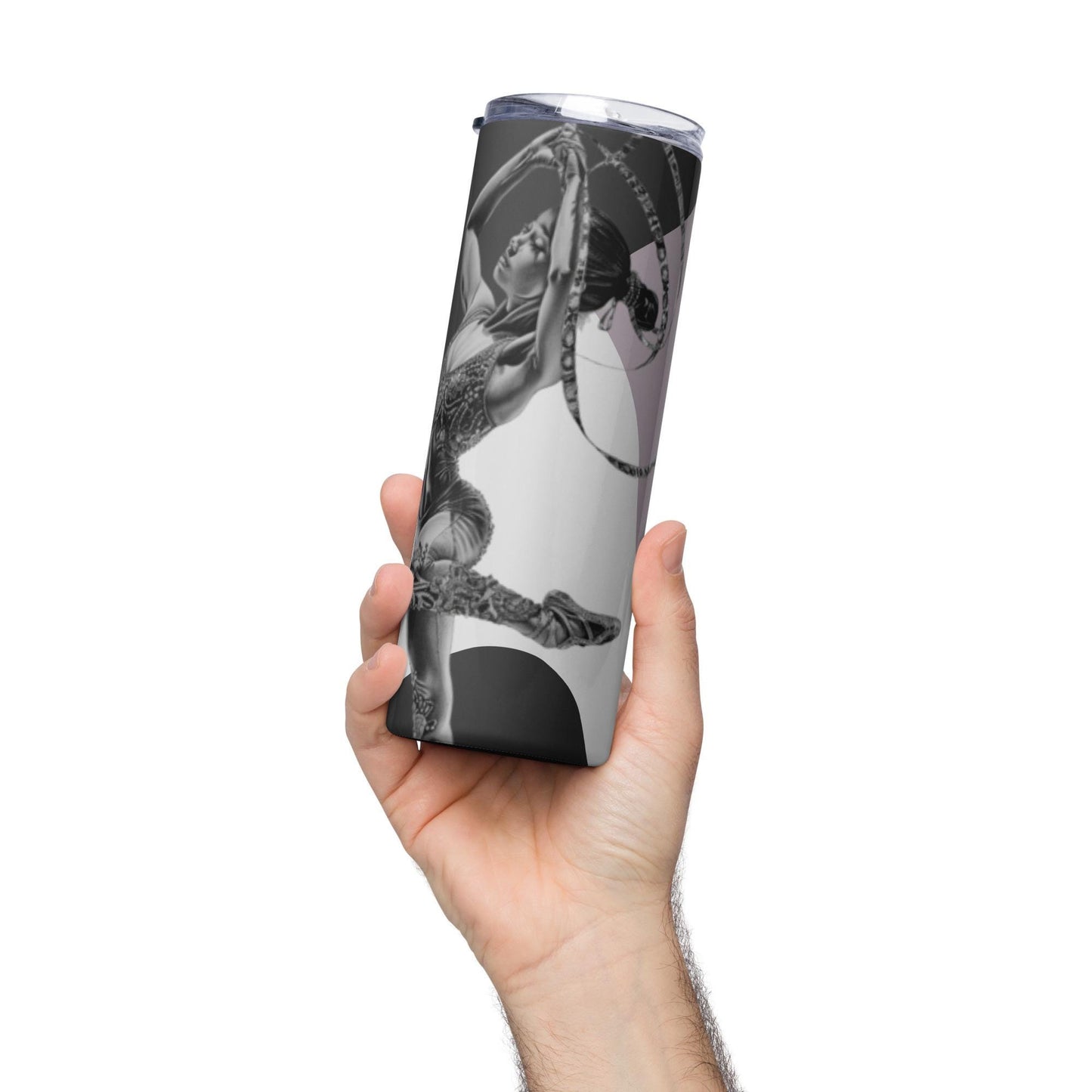 Mug isotherme inox - Gobelet en Acier Inoxydable – Design Danseuse Gymnaste - Mug de Voyage Durable, Étanche - Boissons Chaudes, Froides