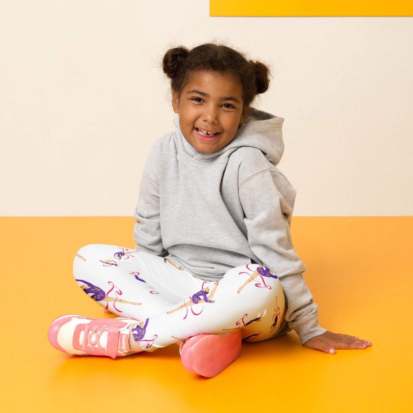 Leggings Bébé et Petite Fille - Confortable, Doux et Extensible - quotidien, sport, urbain, école, cadeau – Design Danseuse Gymnaste