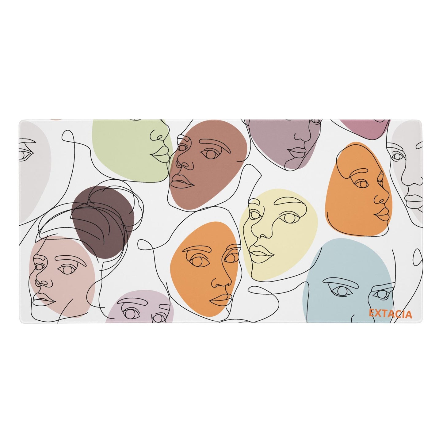 Tapis de Souris Gaming XXL - design minimaliste - surface lisse, base antidérapante, grand format, confortable, durable - Accessoire bureau