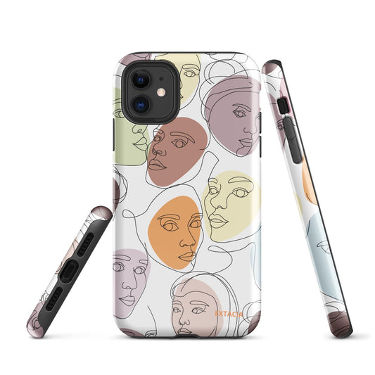 Coque d'iPhone® rigide à Double Couche – Protection Anti-Choc et Élégante, Compatible avec Plusieurs Modèles - cadeau, anniversaire, noël