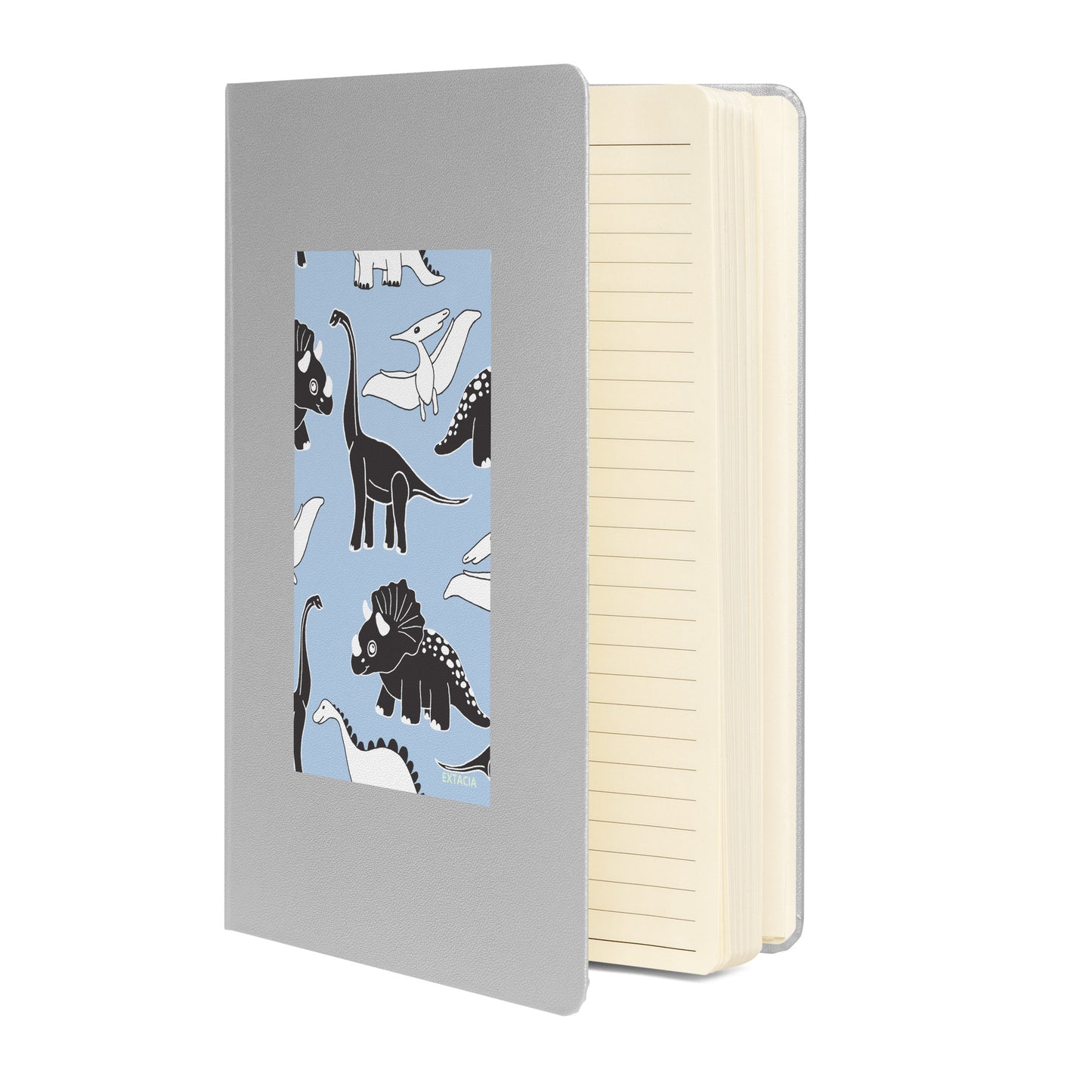 Carnet de notes à couverture rigide – Dinosaures – A5, Papier épais, reliure durable