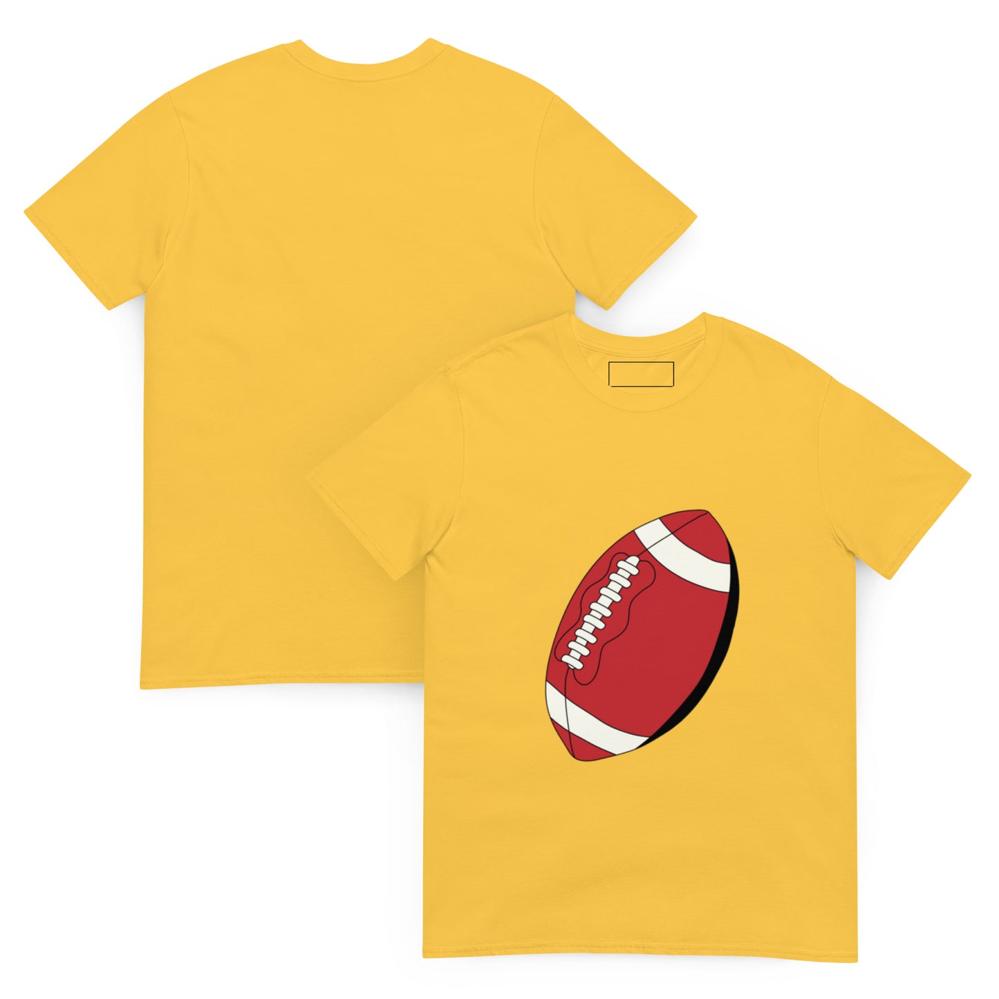 T-shirt pour homme à col rond, manches courtes – 100% coton, motif imprimé – Ballon Américain