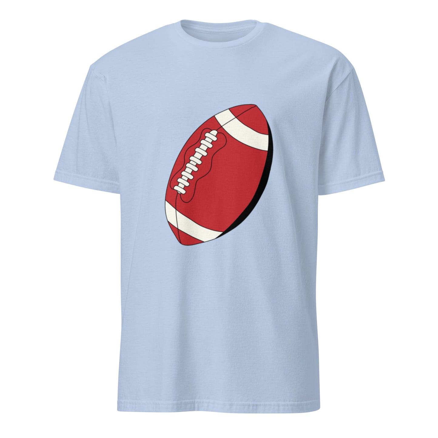 T-shirt pour homme à col rond, manches courtes – 100% coton, motif imprimé – Ballon Américain