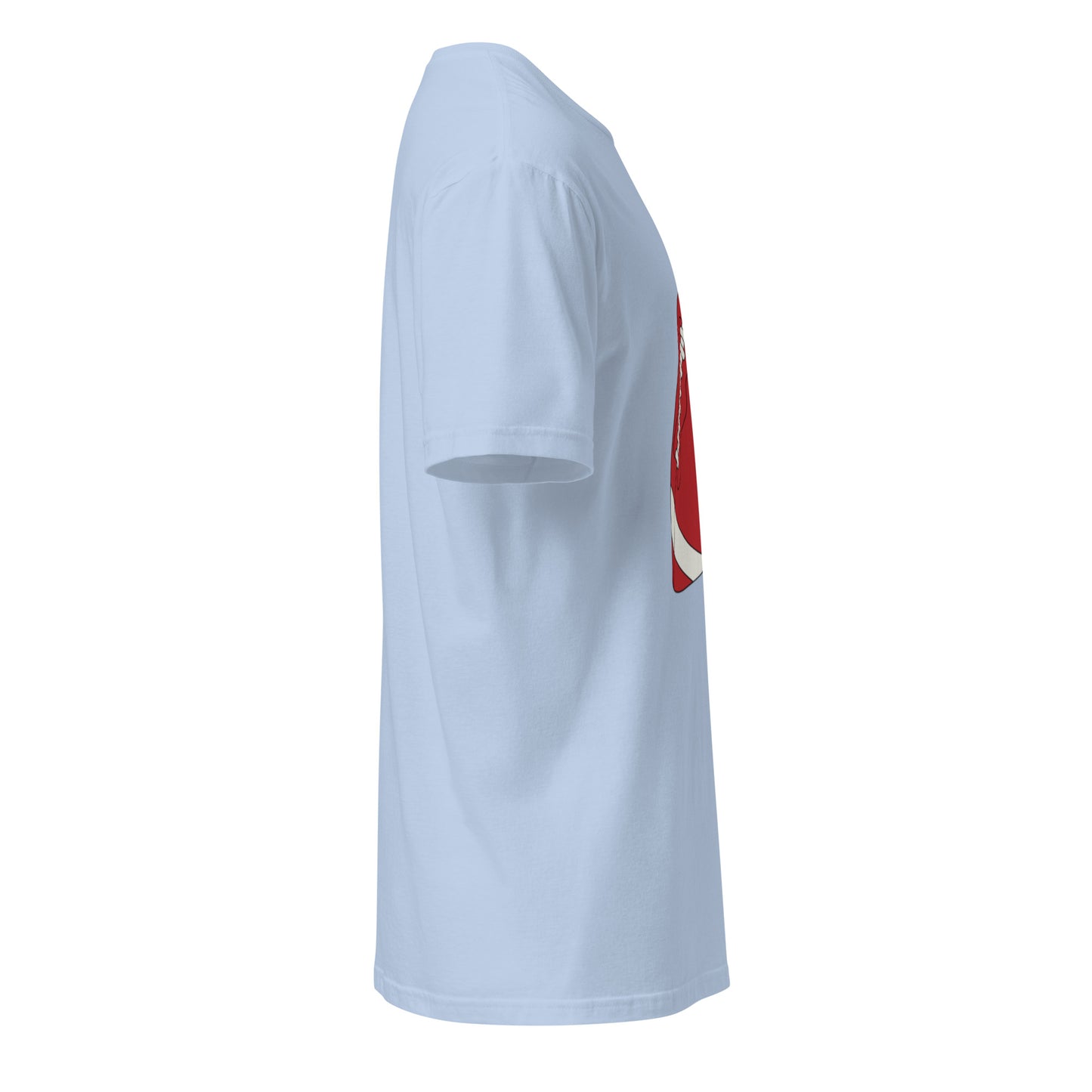 T-shirt pour homme à col rond, manches courtes – 100% coton, motif imprimé – Ballon Américain