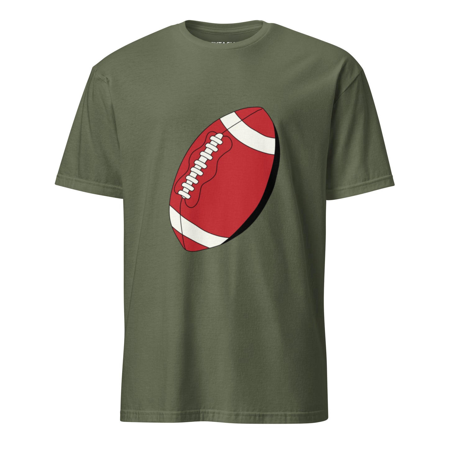 T-shirt pour homme à col rond, manches courtes – 100% coton, motif imprimé – Ballon Américain