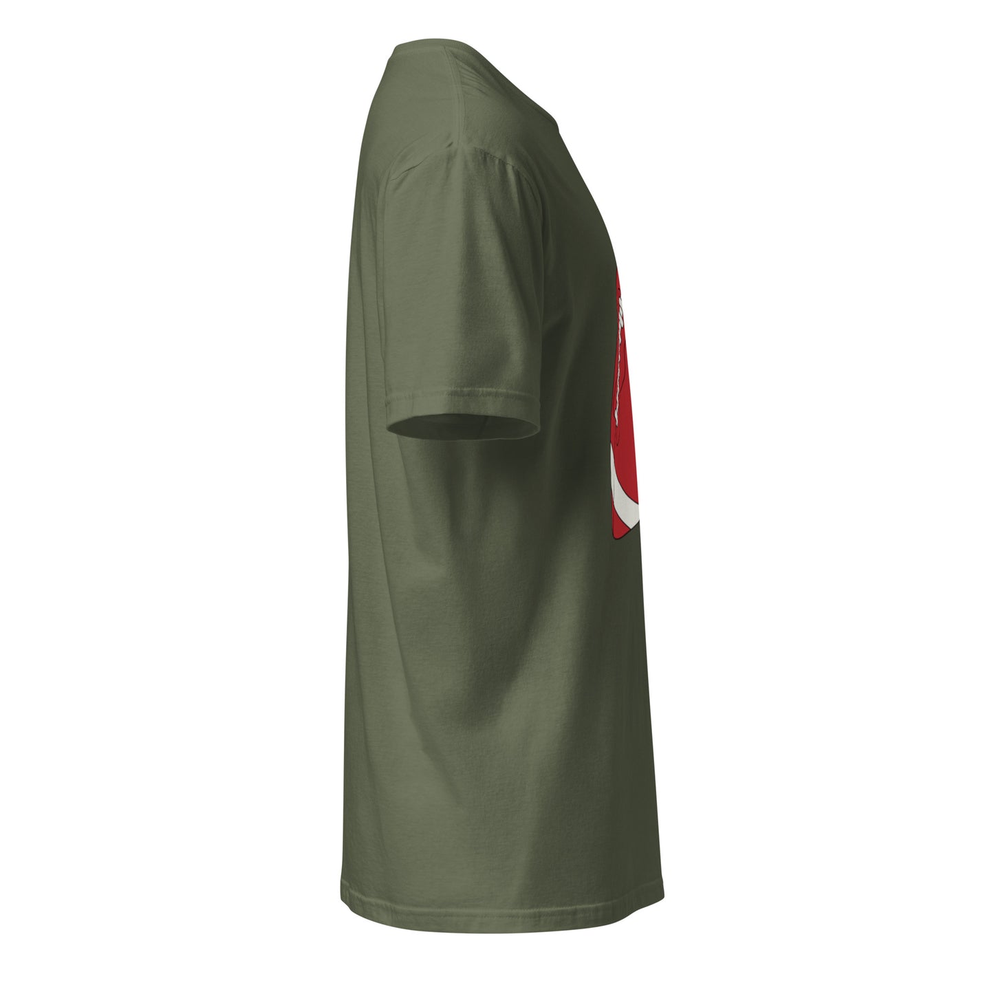 T-shirt pour homme à col rond, manches courtes – 100% coton, motif imprimé – Ballon Américain