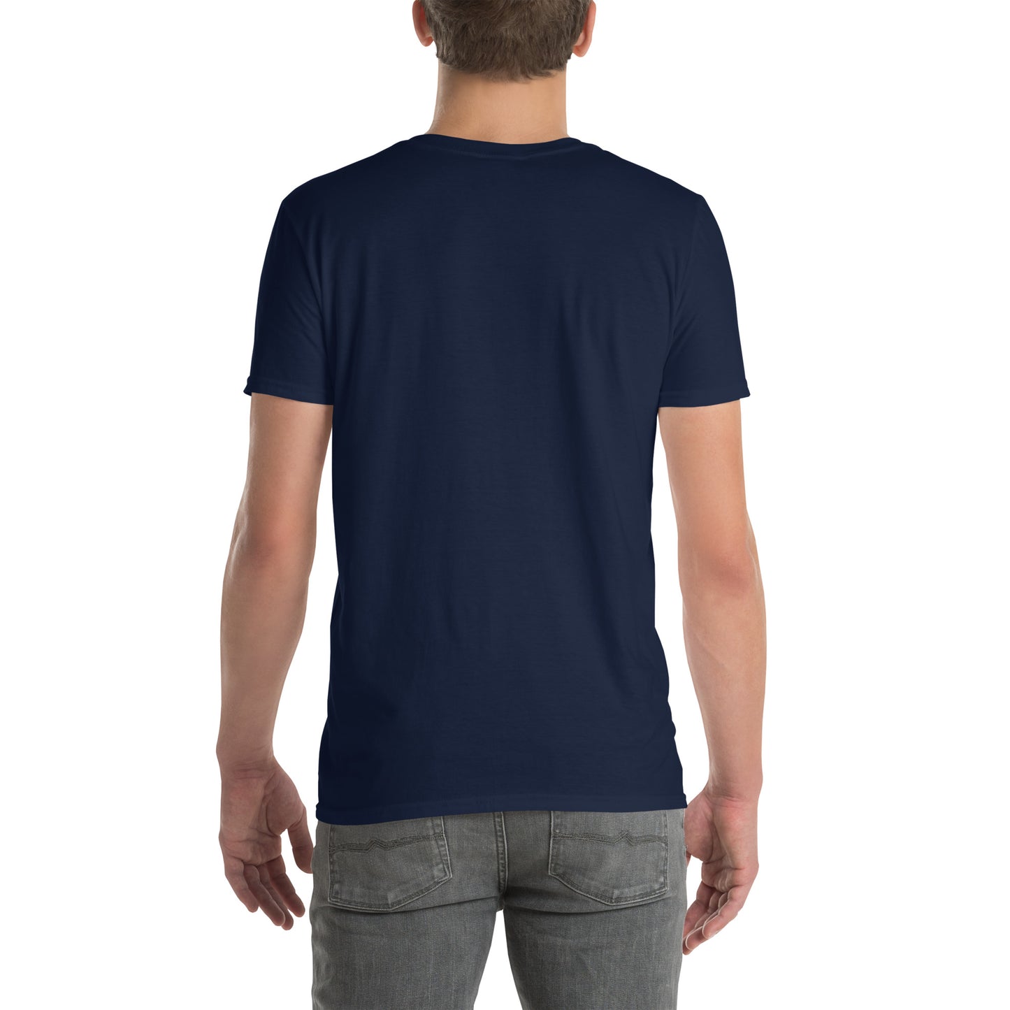 T-shirt pour homme à col rond, manches courtes – 100% coton, motif imprimé – Ballon Américain