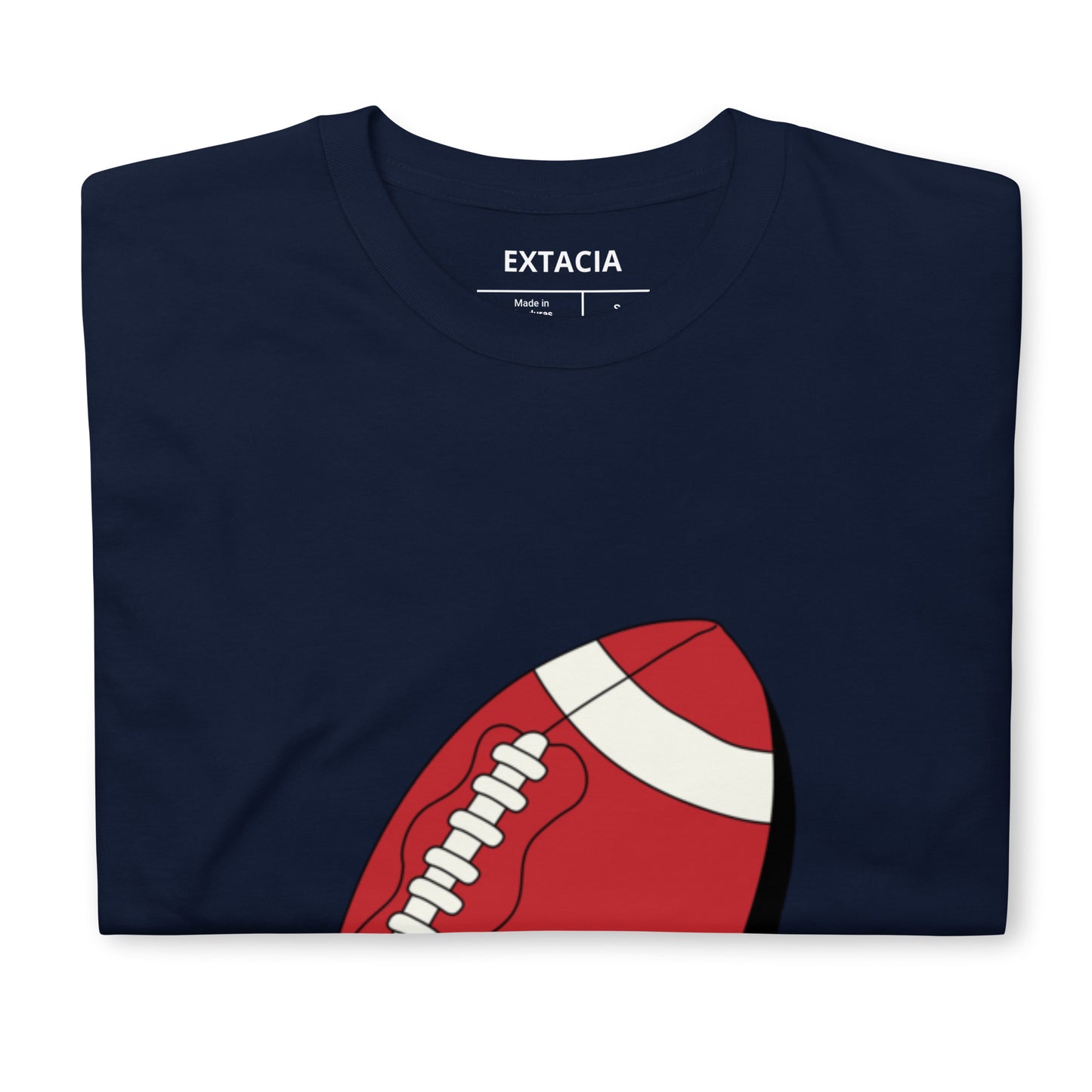 T-shirt pour homme à col rond, manches courtes – 100% coton, motif imprimé – Ballon Américain