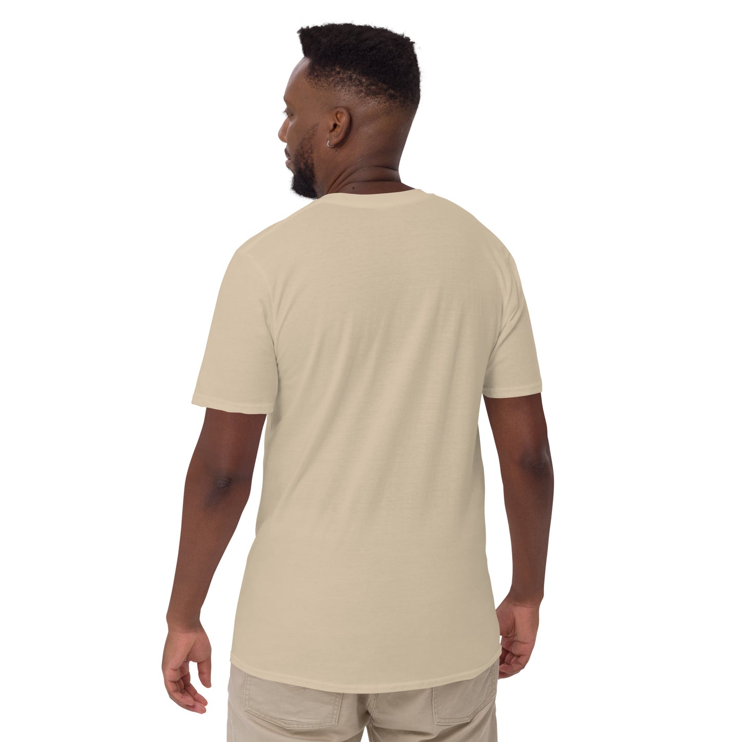 T-shirt pour homme à col rond, manches courtes – 100% coton, motif imprimé – Ballon Américain