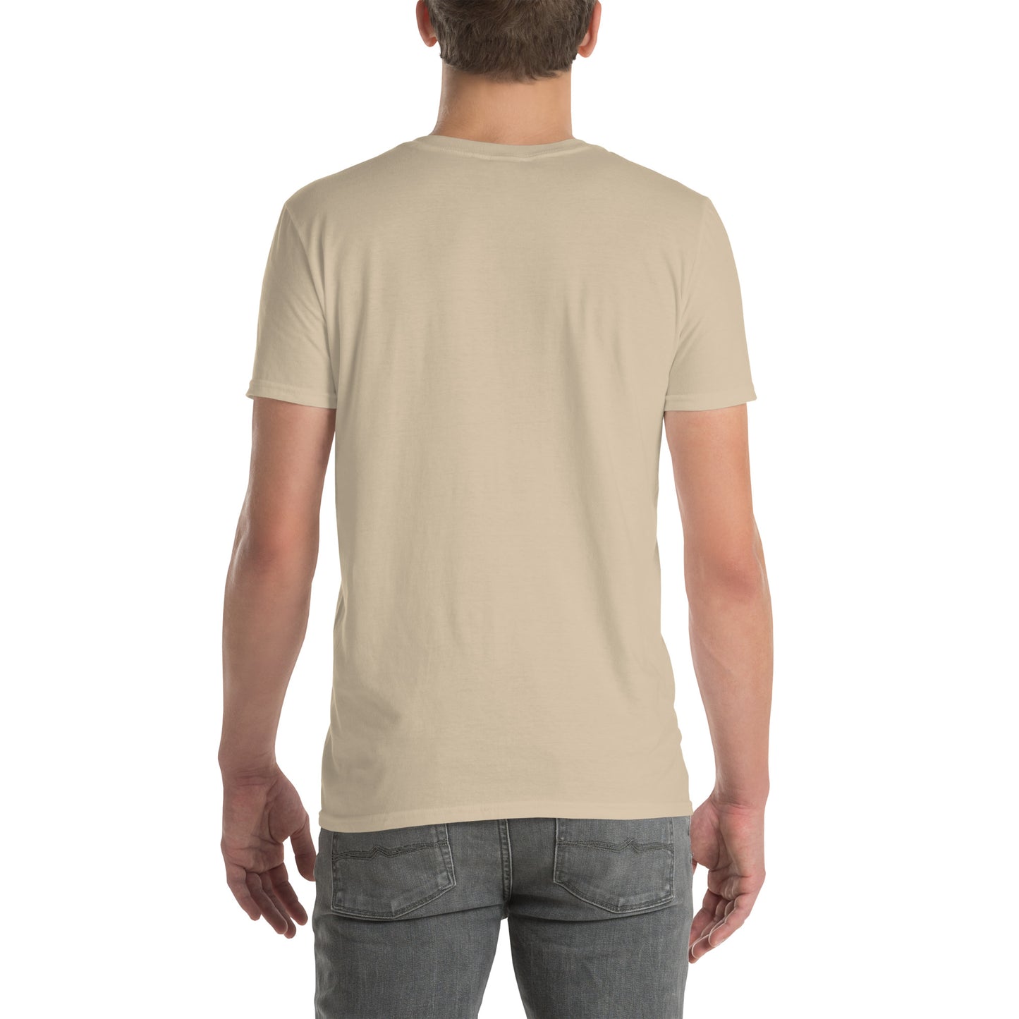 T-shirt pour homme à col rond, manches courtes – 100% coton, motif imprimé – Ballon Américain