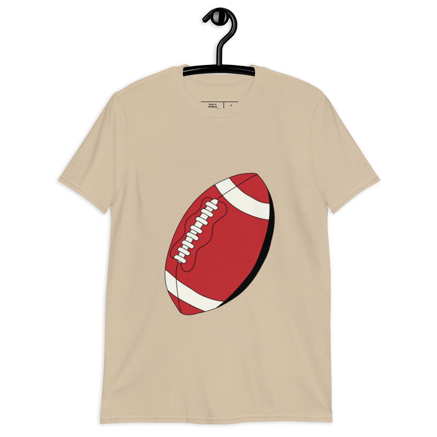 T-shirt pour homme à col rond, manches courtes – 100% coton, motif imprimé – Ballon Américain