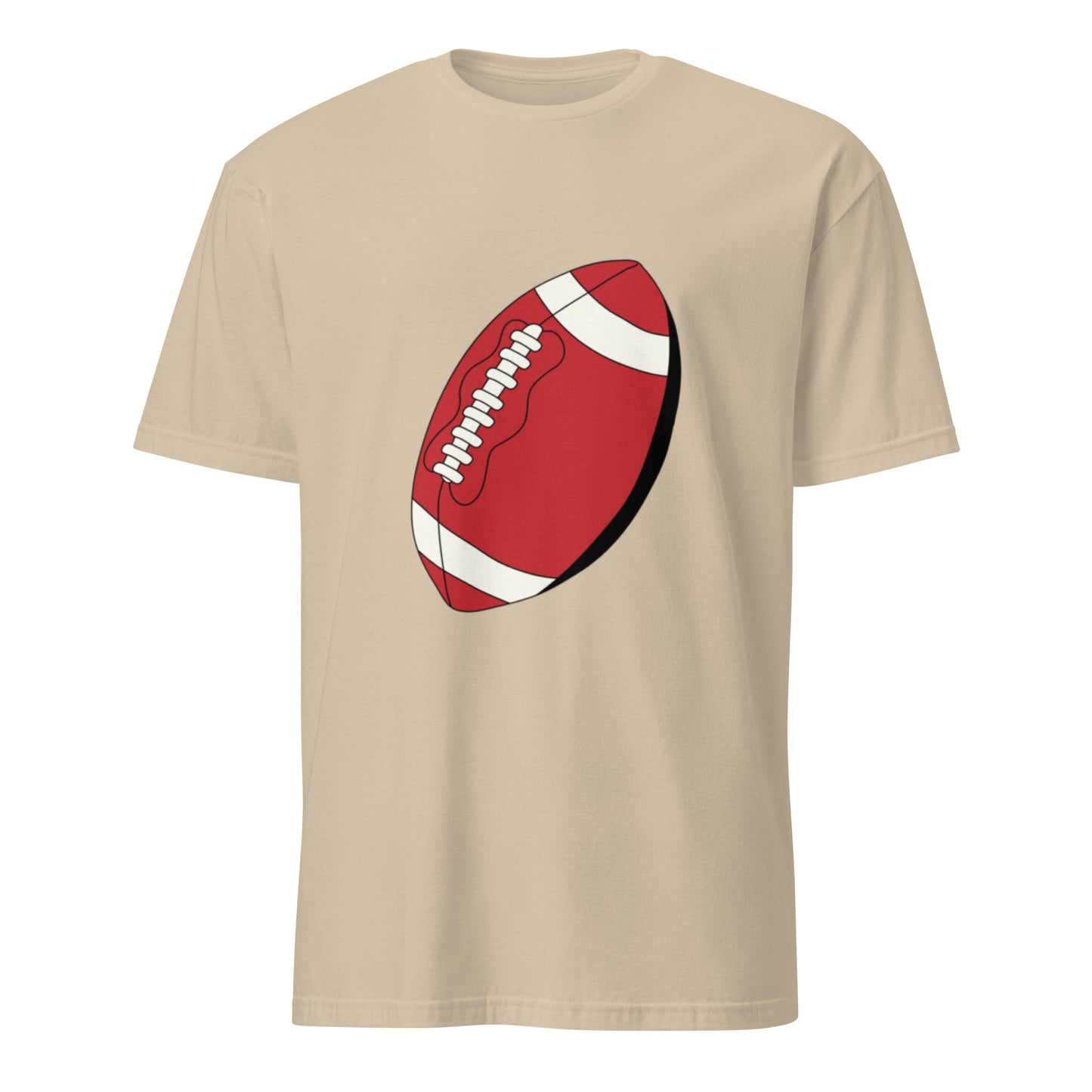 T-shirt pour homme à col rond, manches courtes – 100% coton, motif imprimé – Ballon Américain