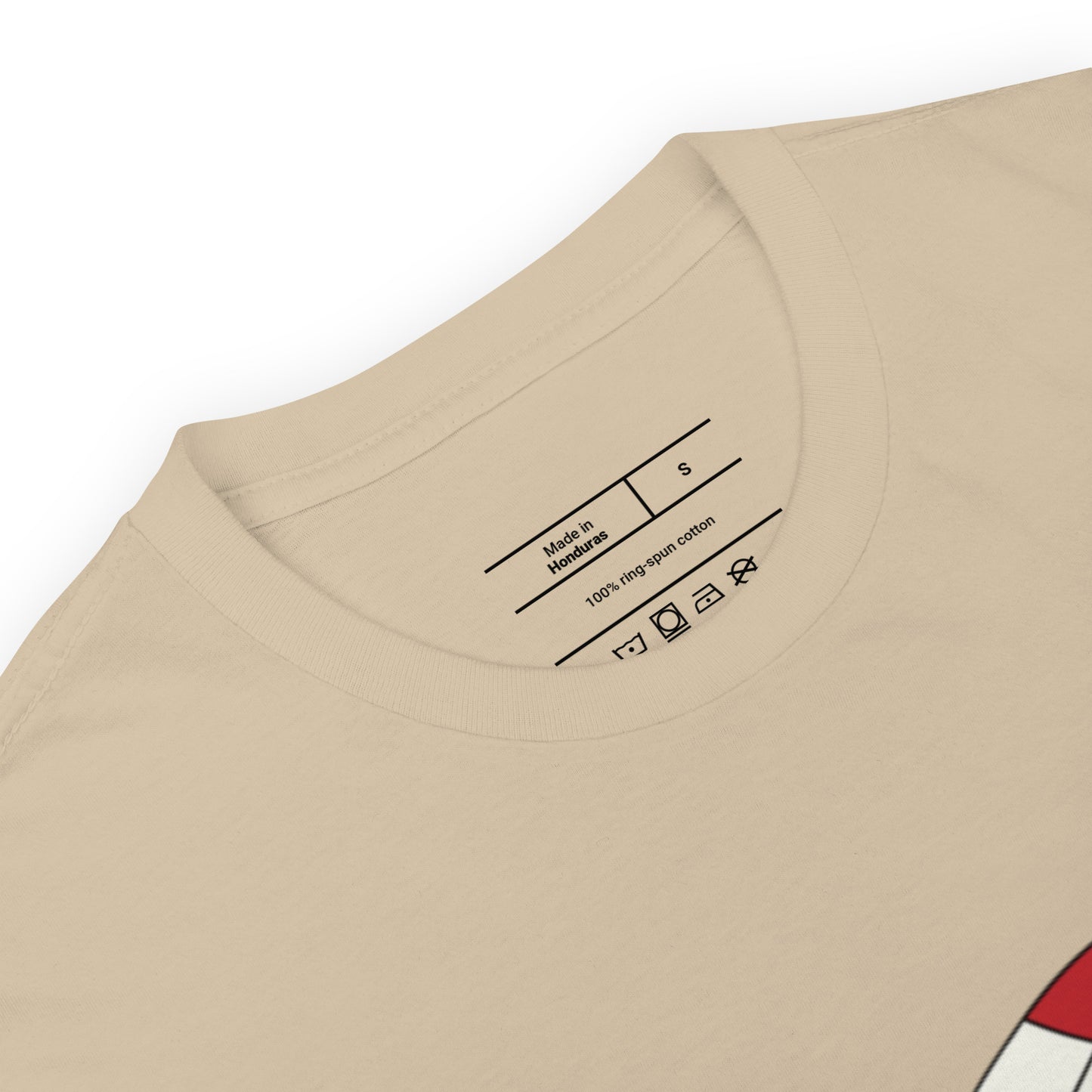 T-shirt pour homme à col rond, manches courtes – 100% coton, motif imprimé – Ballon Américain