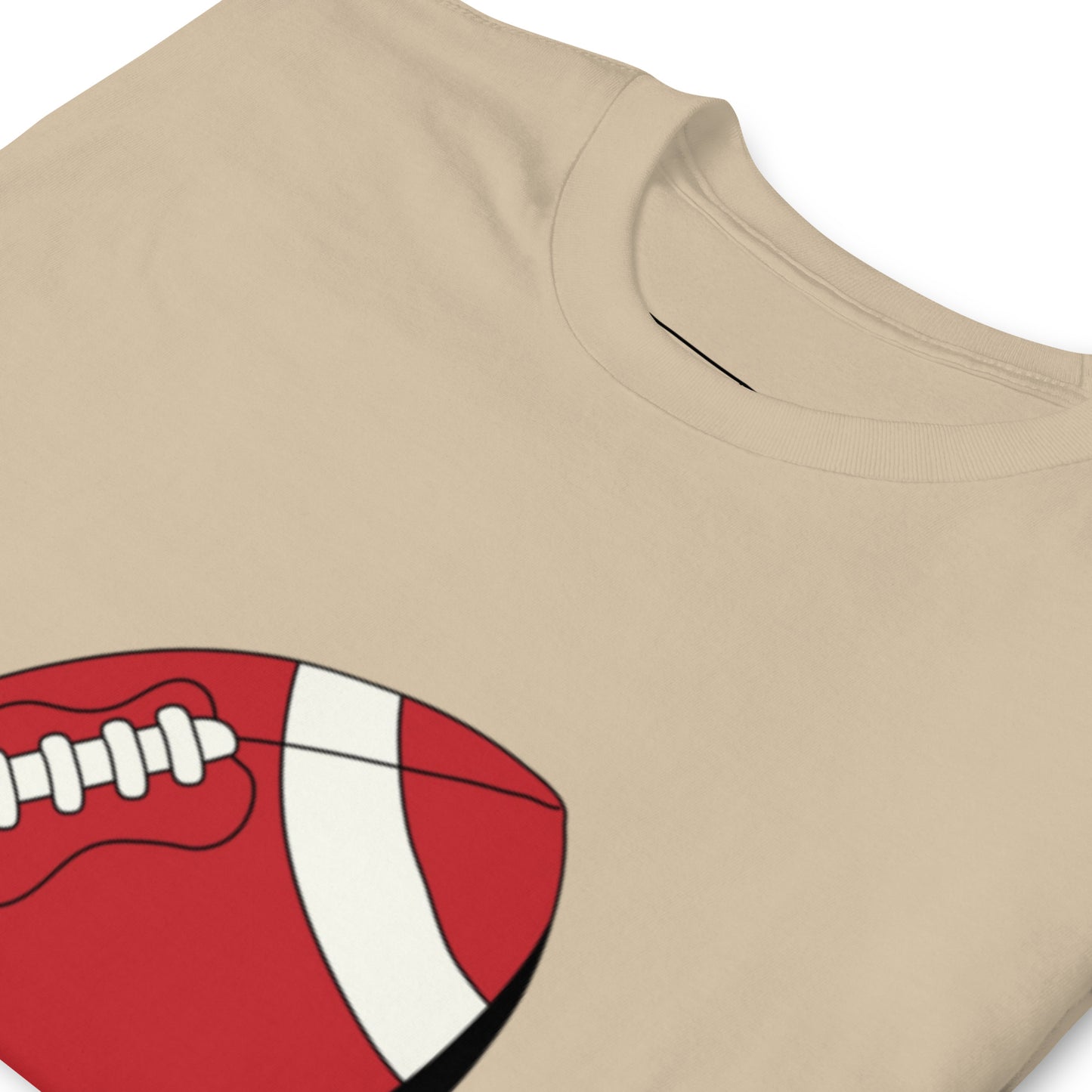 T-shirt pour homme à col rond, manches courtes – 100% coton, motif imprimé – Ballon Américain