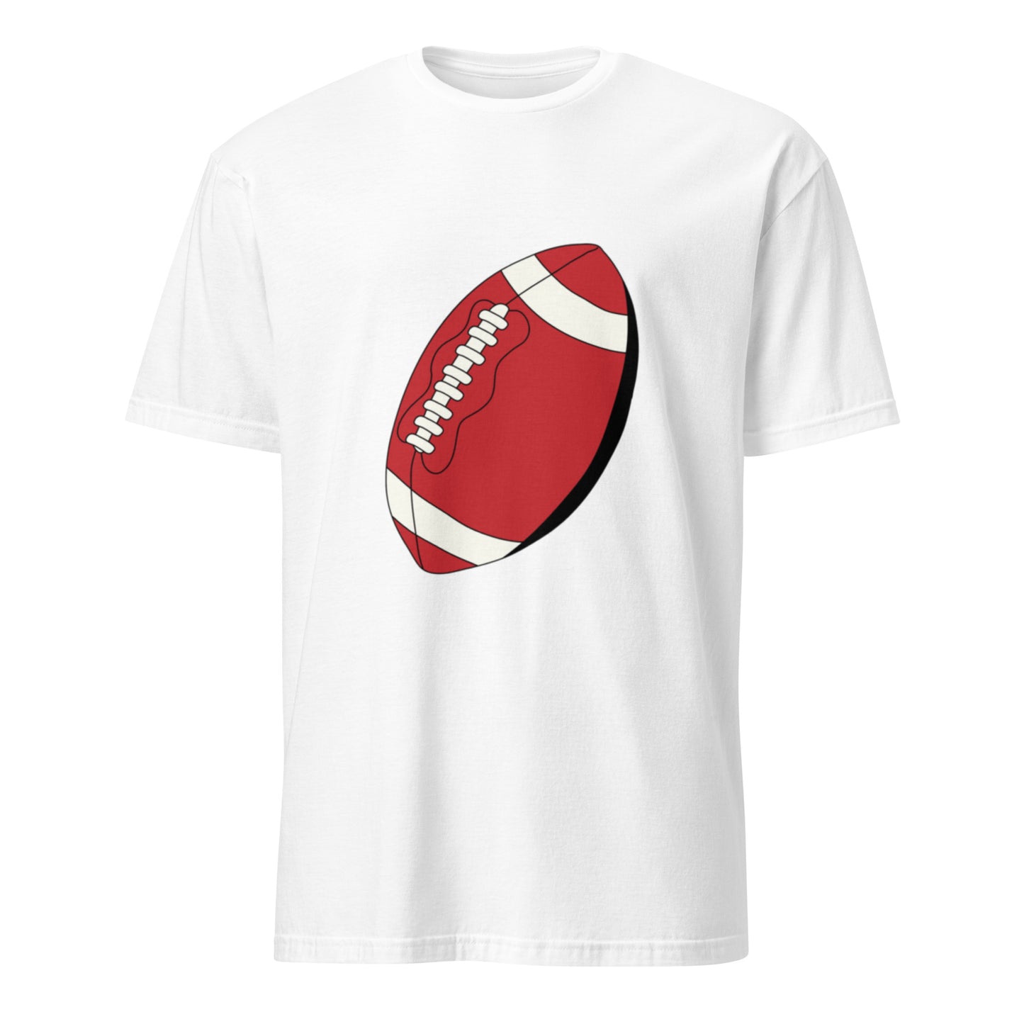 T-shirt pour homme à col rond, manches courtes – 100% coton, motif imprimé – Ballon Américain