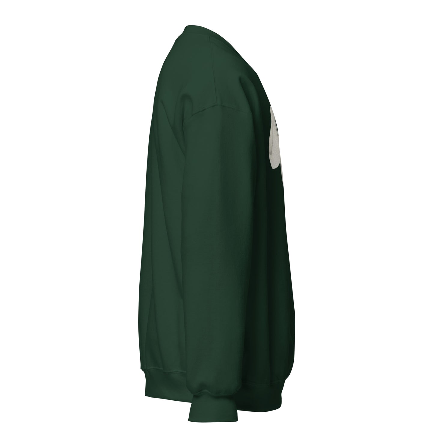 Sweat à col rond pour femme – mélange coton/polyester – motif imprimé "Petit Noeud" Minimaliste