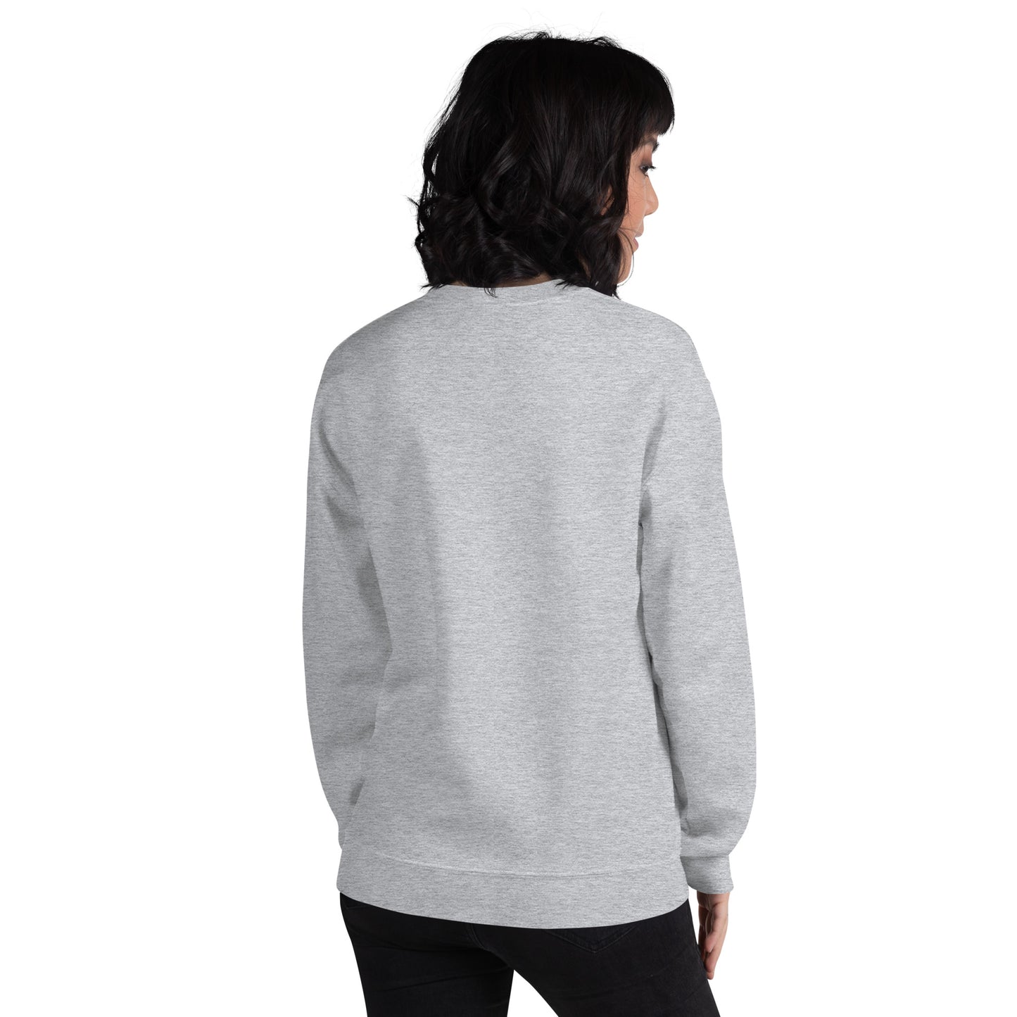 Sweat à col rond pour femme – mélange coton/polyester –  motif brodé "Maman Gâteau"