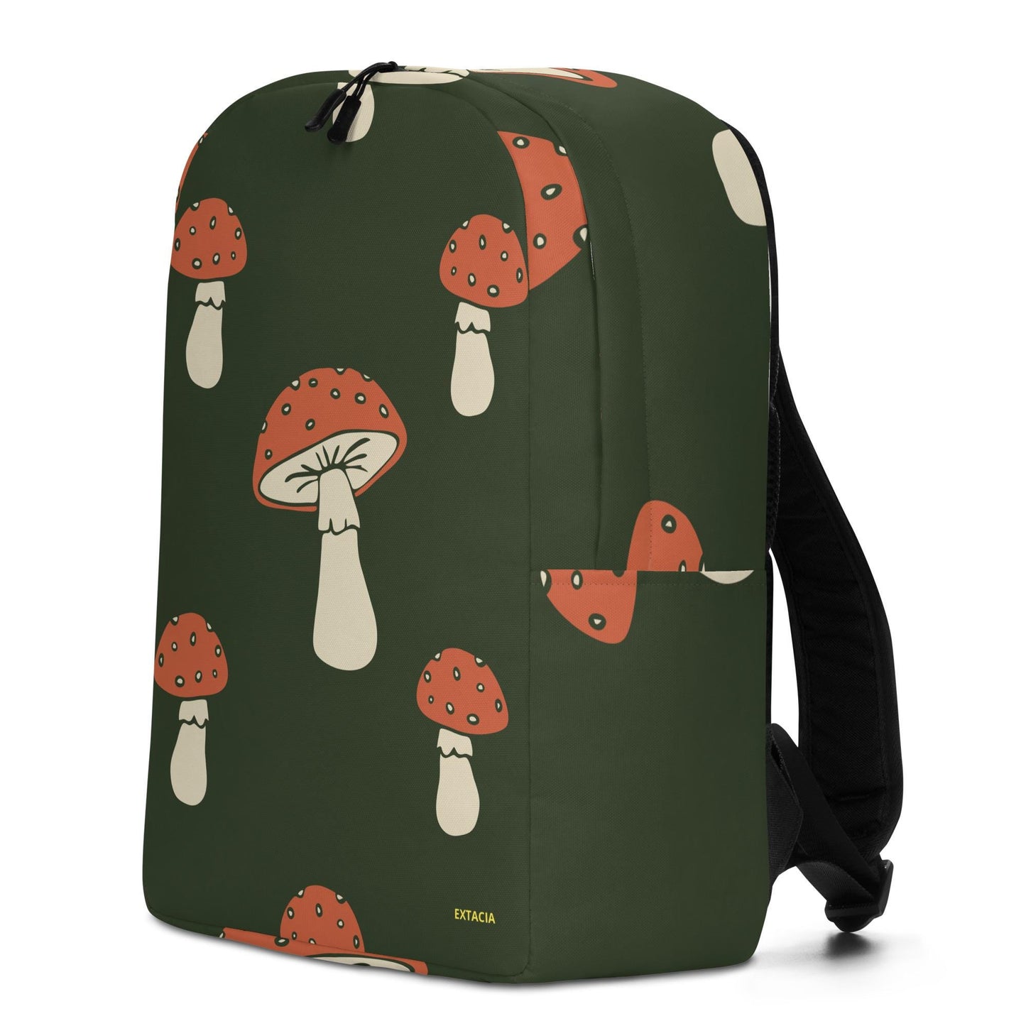 Sac à dos minimaliste - Léger, Spacieux et Résistant - design minimaliste - Voyages, École, Sport, Ordinateur Design Minimaliste Champignons