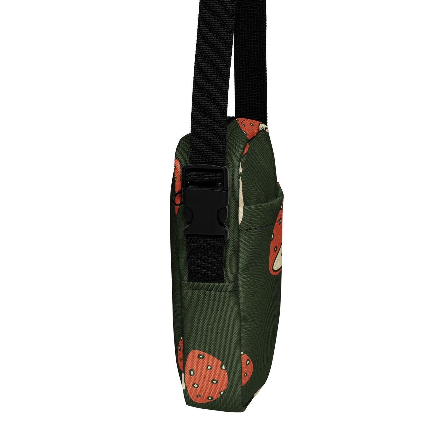 Sacoche Bandoulière Minimaliste - Sac Unisex Personnalisable – Légère, Compacte, Pratique – Quotidien, Voyage Design Minimaliste Champignons