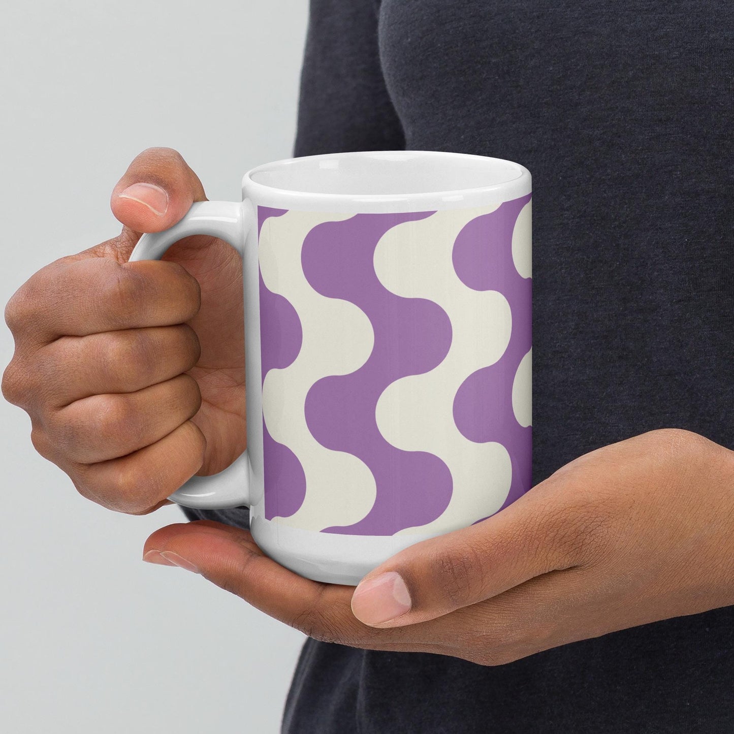 Mug en Céramique – 11, 15 et 20 oz - Tasse Design et Élégante -  Design Graphique - Personnalisable - cadeau, bureau, déco cuisine