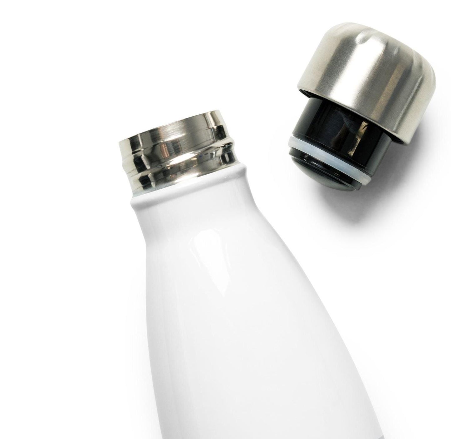 Détail du goulot et du filetage, fermeture étanche - design arts martiaux